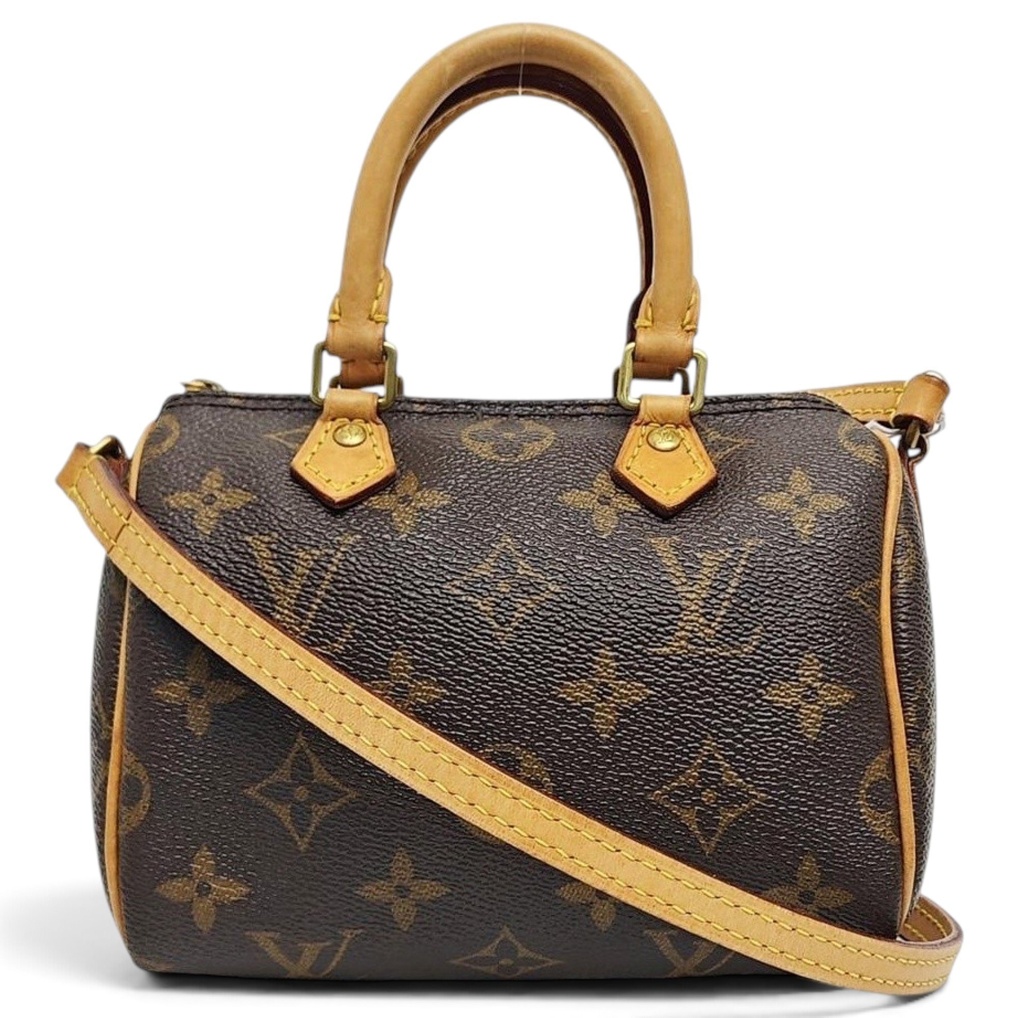 Nano Speedy / Mini HL leather handbag