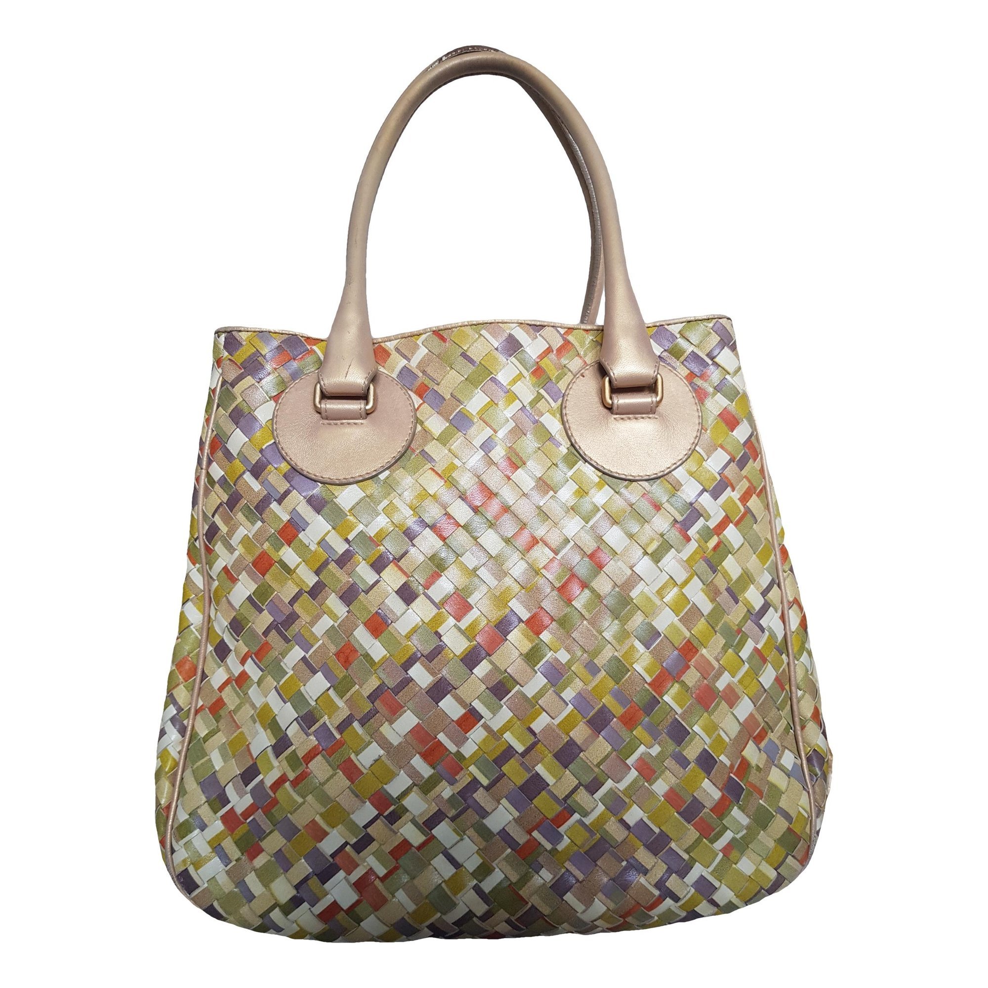 Leather tote