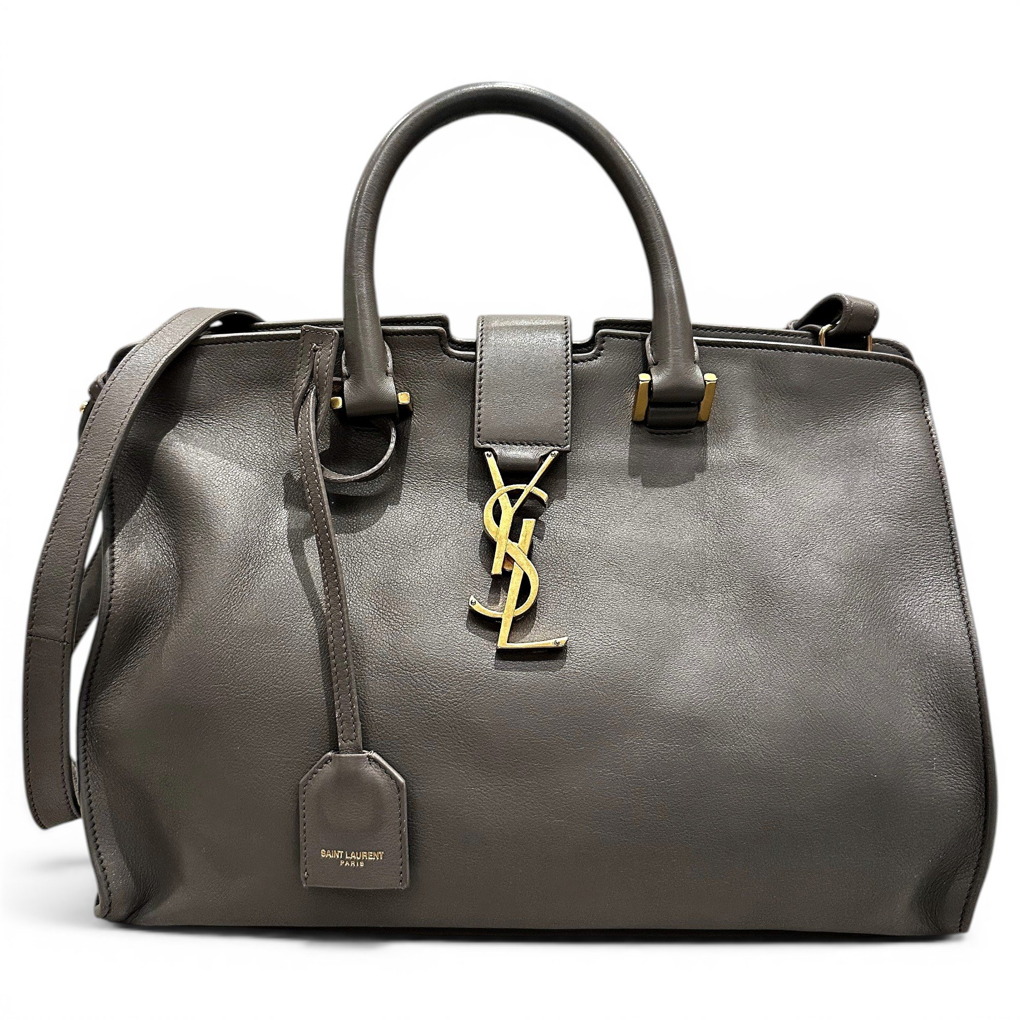 Saint Laurent Monogram Cabas leather handbag
