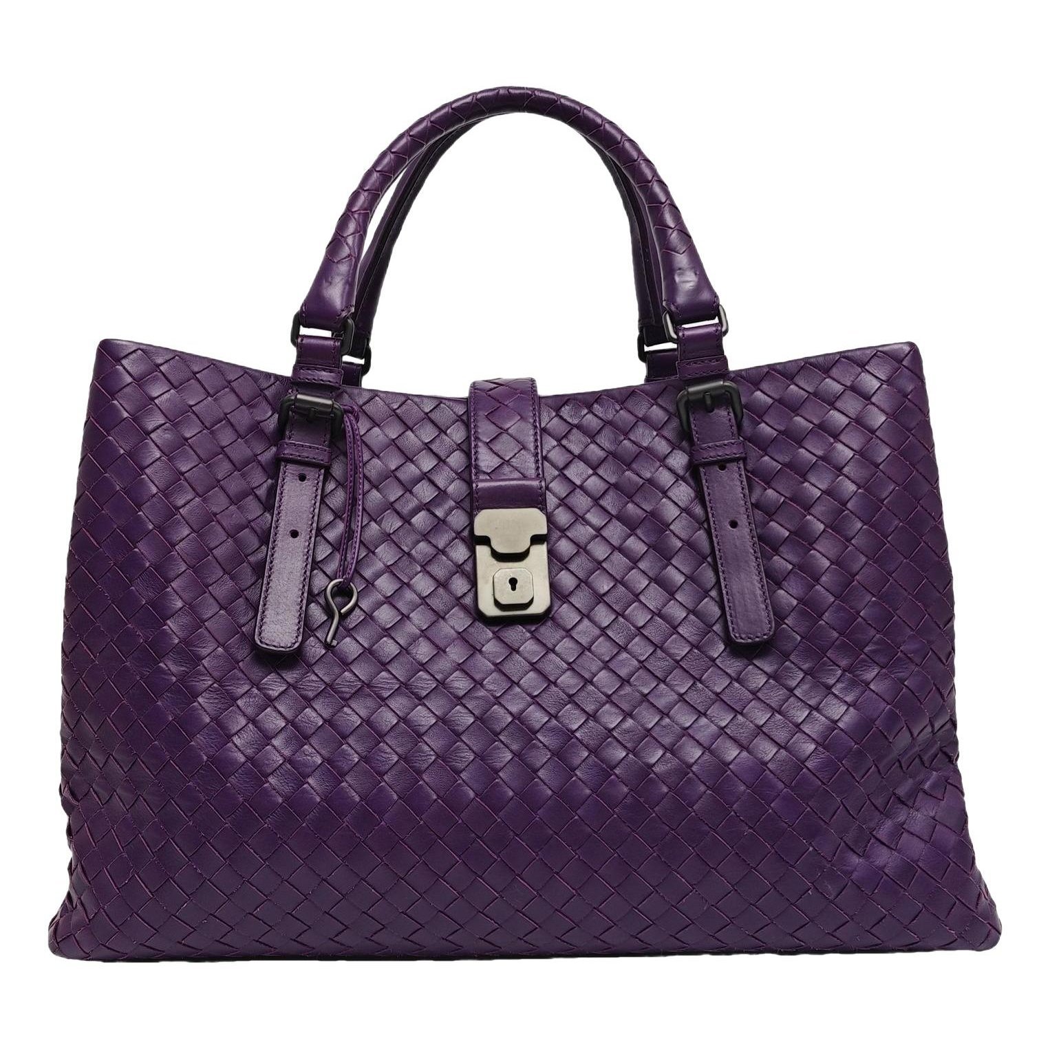 Roma leather tote