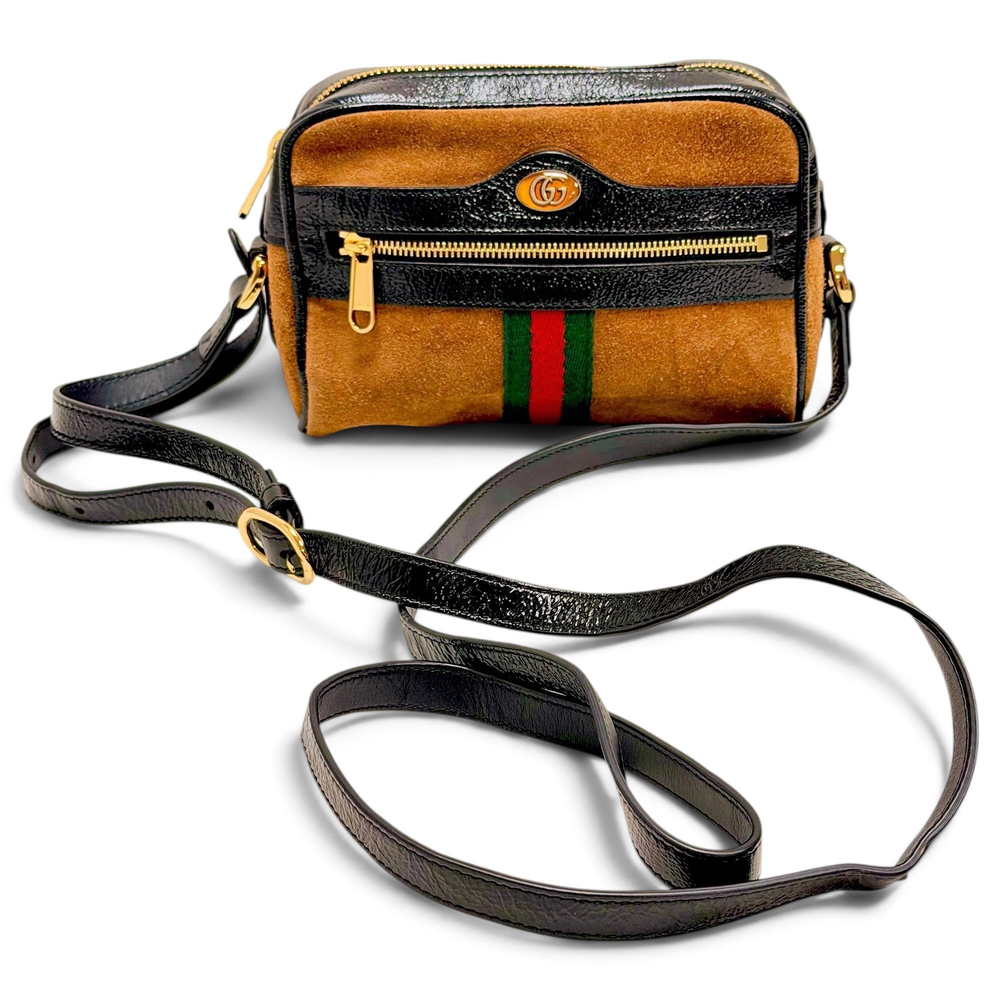 Ophidia leather handbag