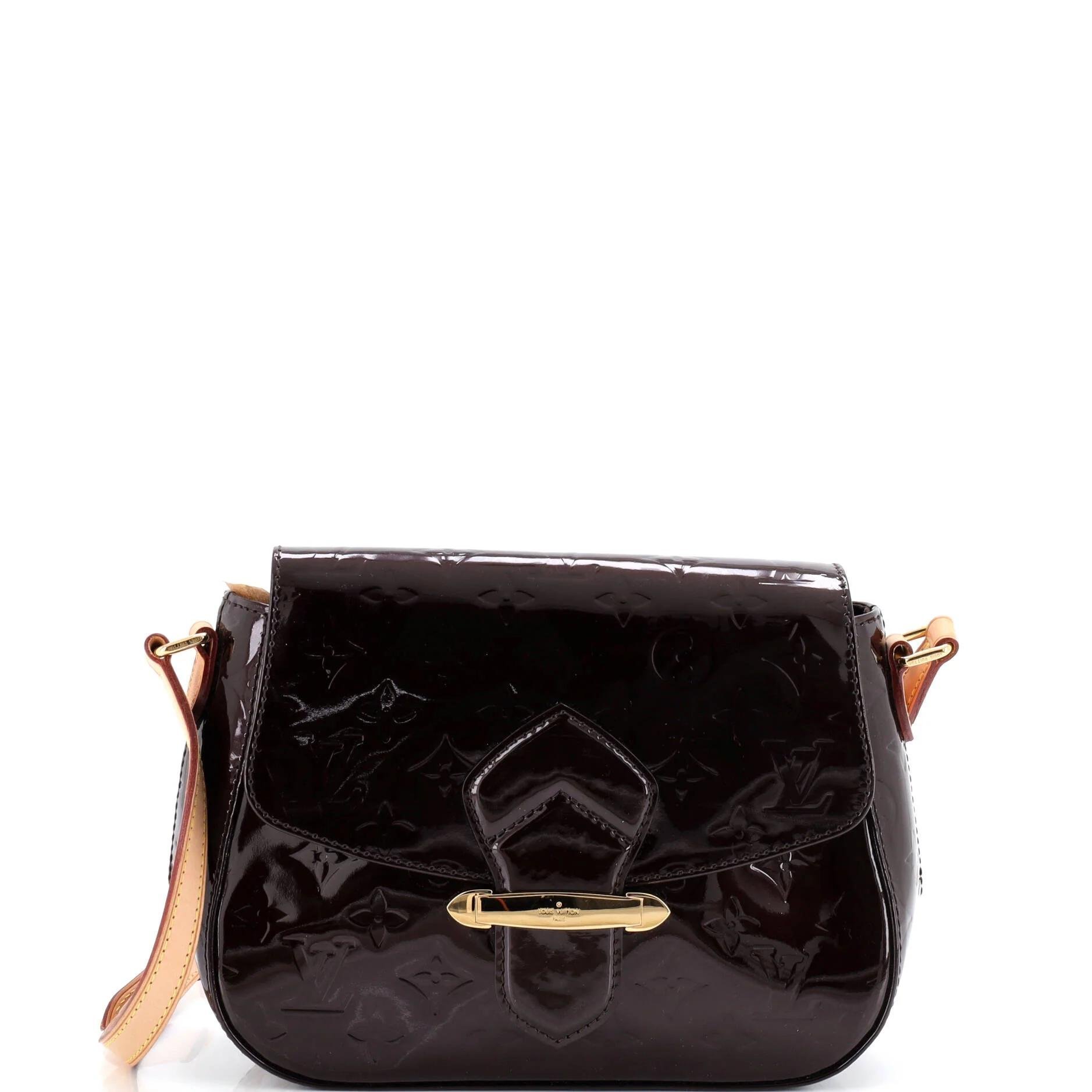 Patent leather crossbody bag