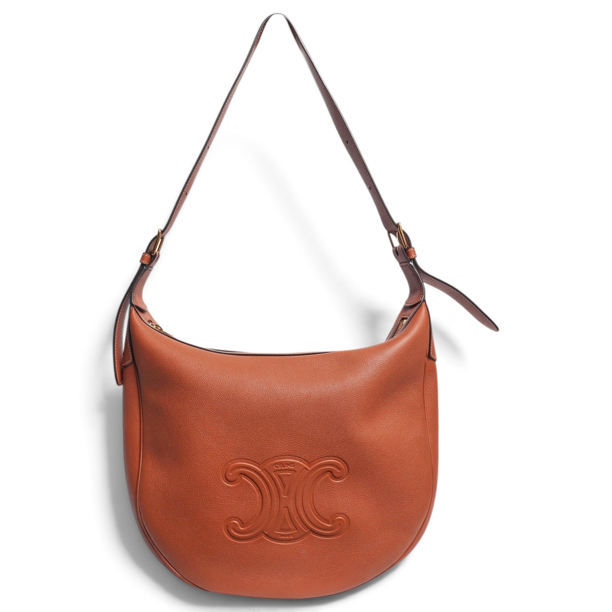 Hobo leather handbag