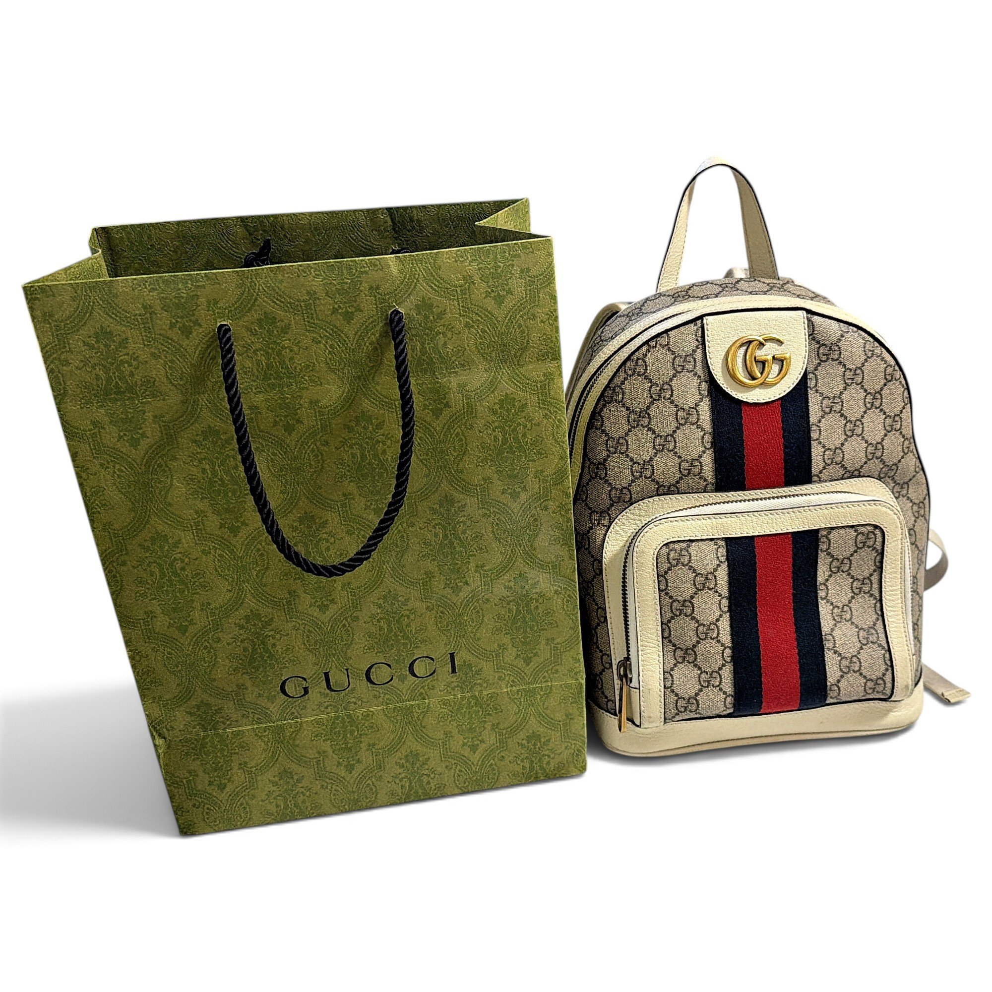 Ophidia leather backpack