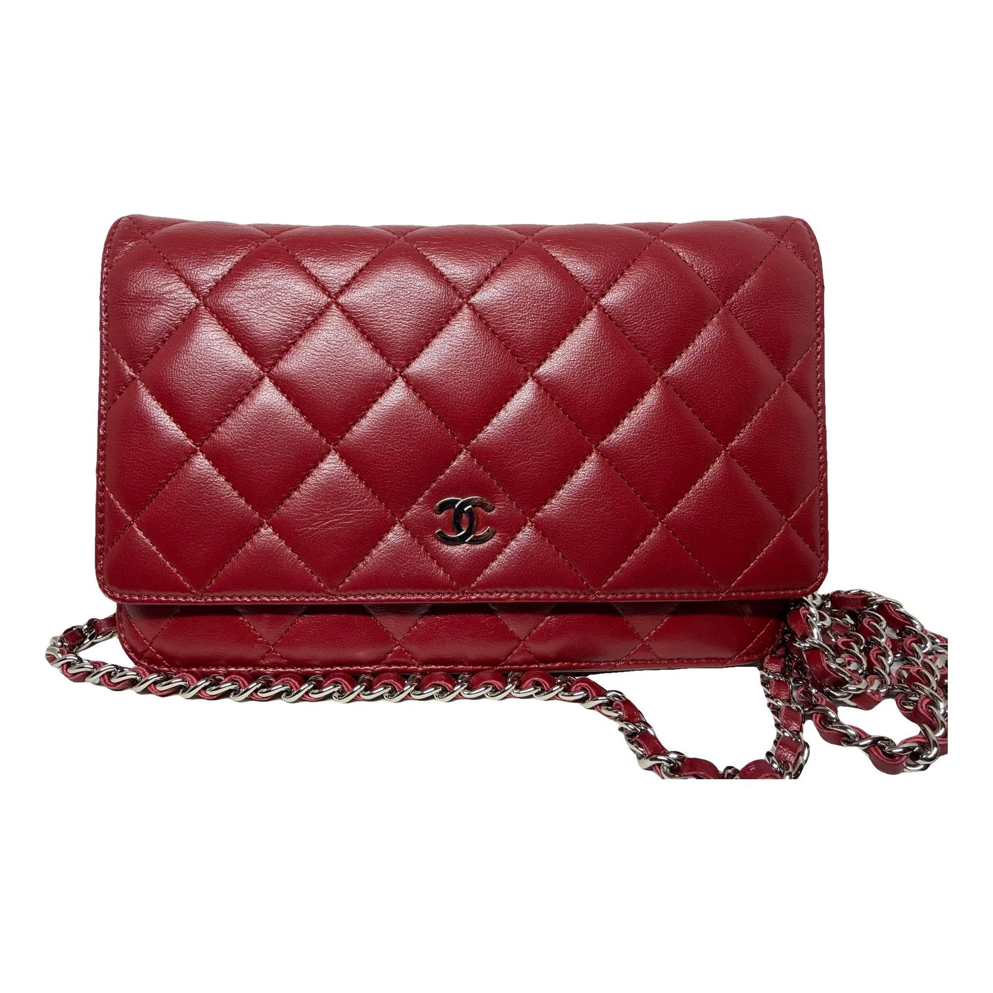 Wallet On Chain Timeless/Classique leather crossbody bag
