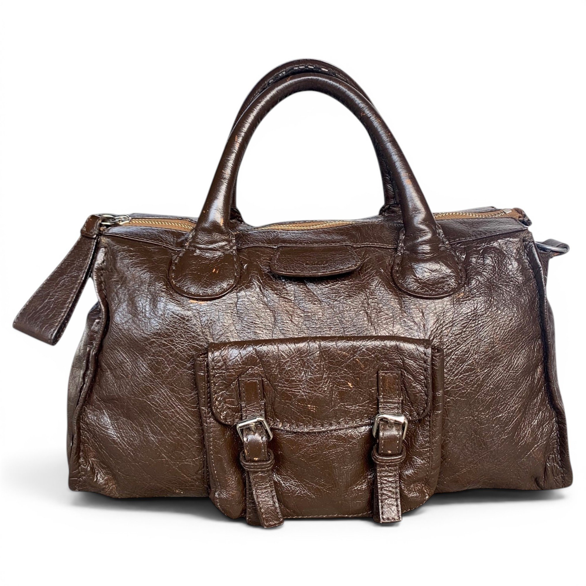 Edith leather handbag