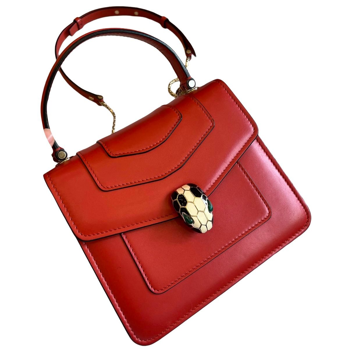 Serpenti leather crossbody bag