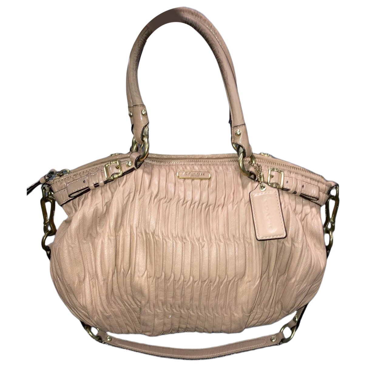 Leather tote