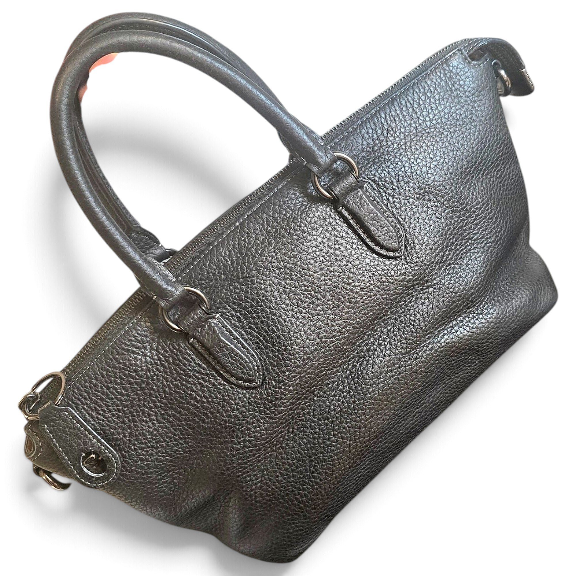 Leather satchel