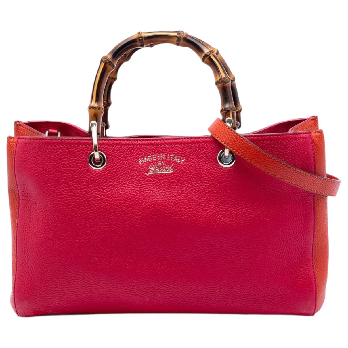 Bamboo leather satchel