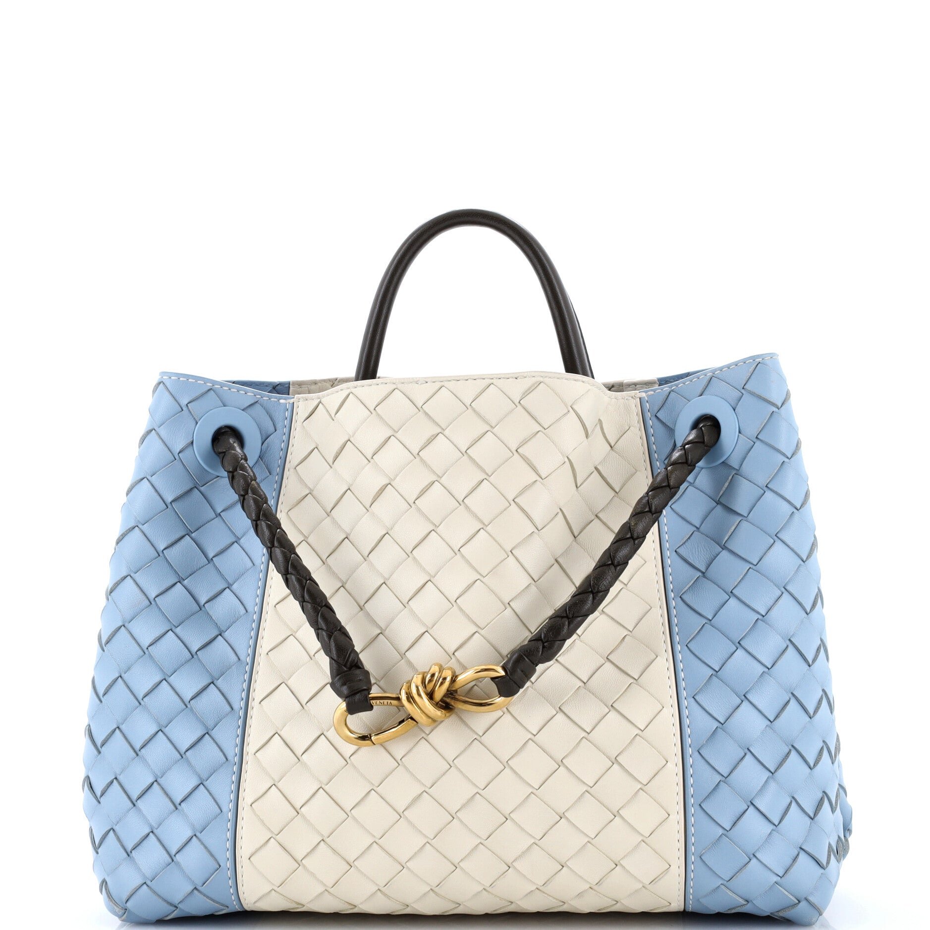 Andiamo Top Handle Bag Intrecciato Nappa Medium