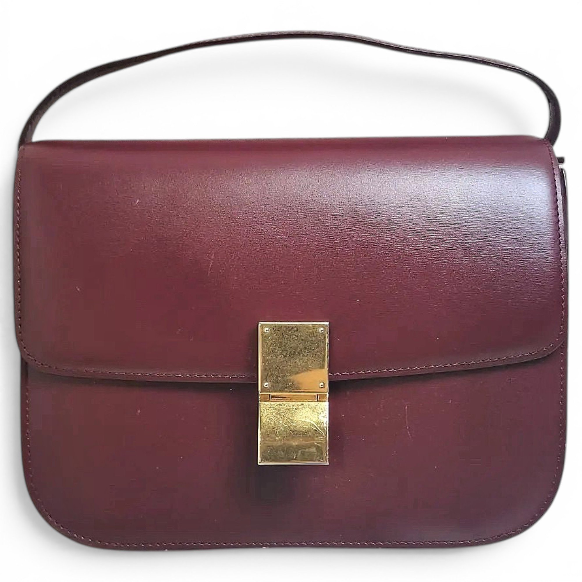 Classic leather crossbody bag