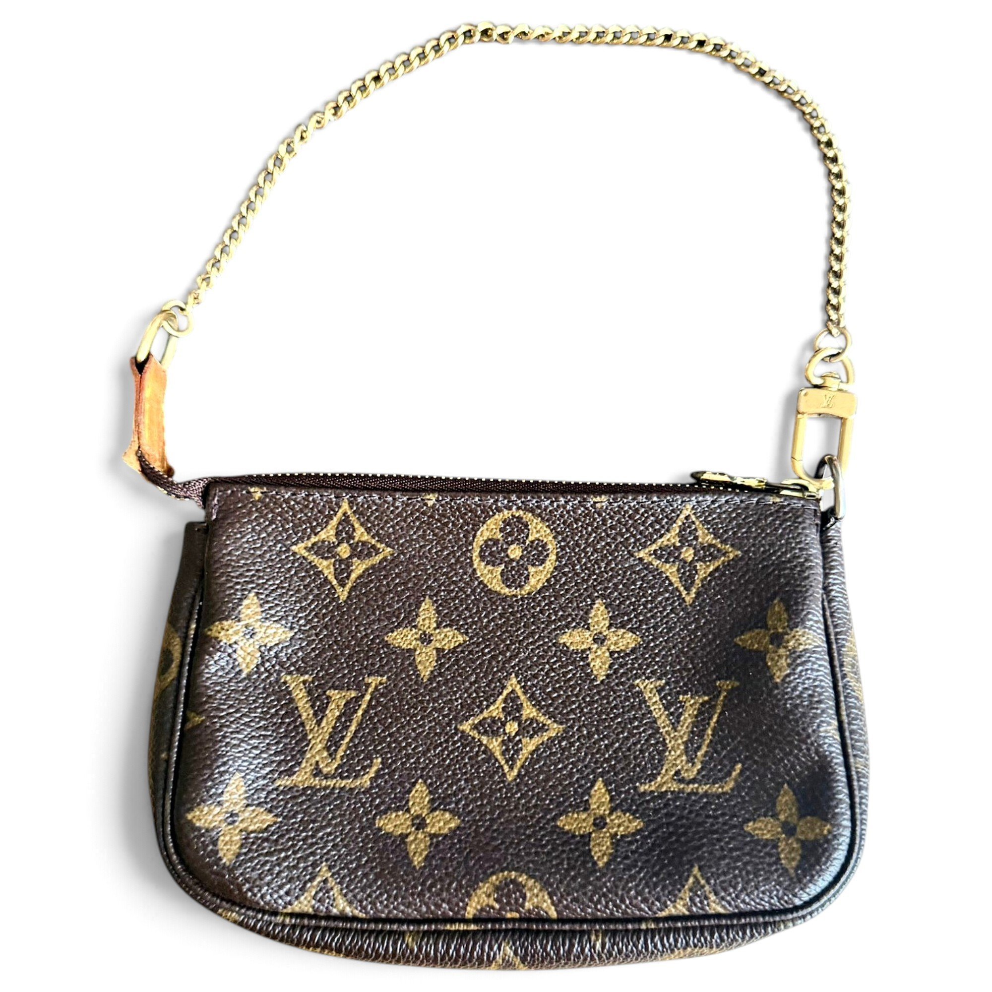 Pochette Accessoire leather handbag