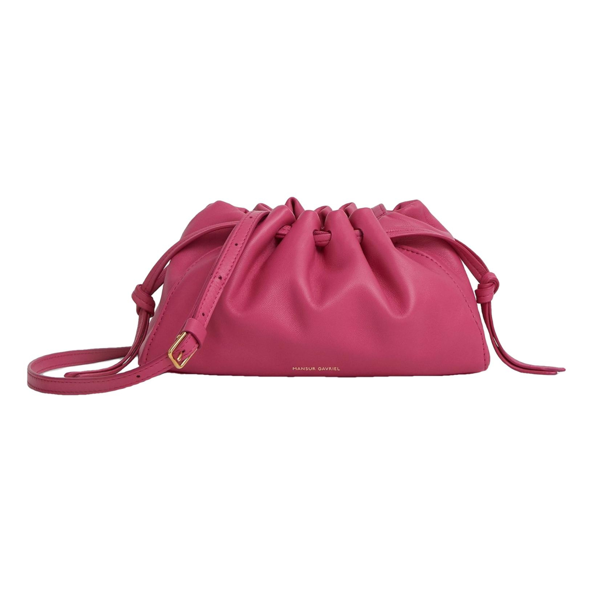 Mansur Gavriel Cloud leather clutch bag