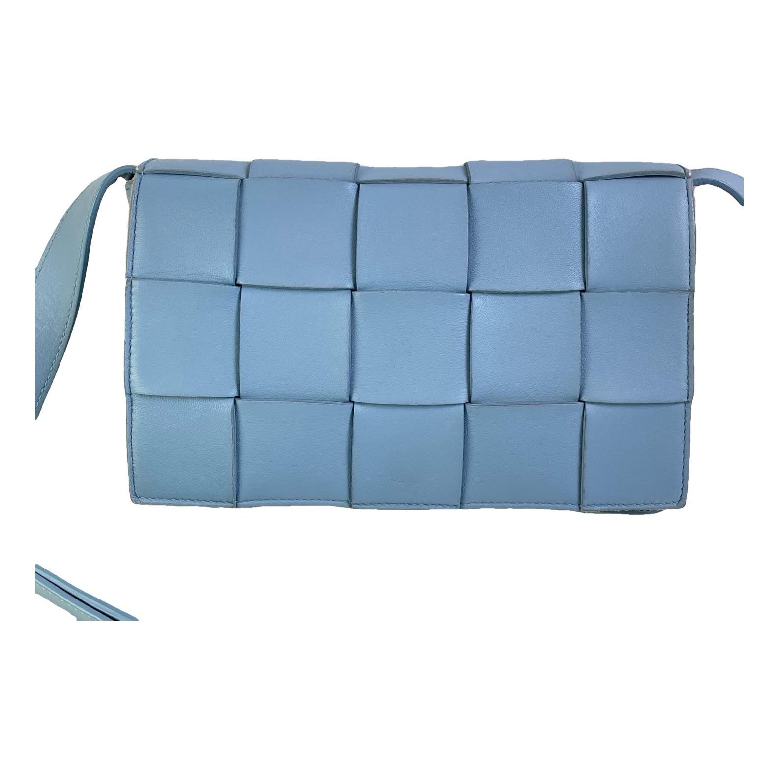 Cassette leather handbag