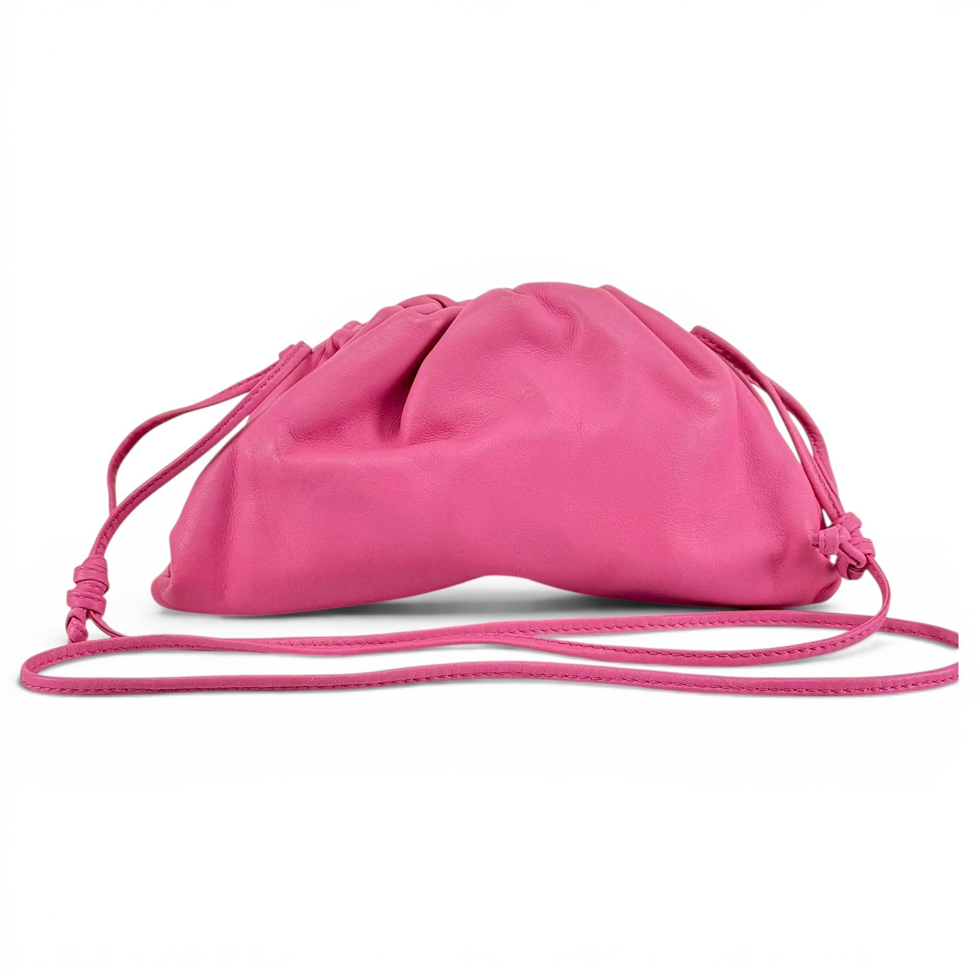 Pouch leather crossbody bag