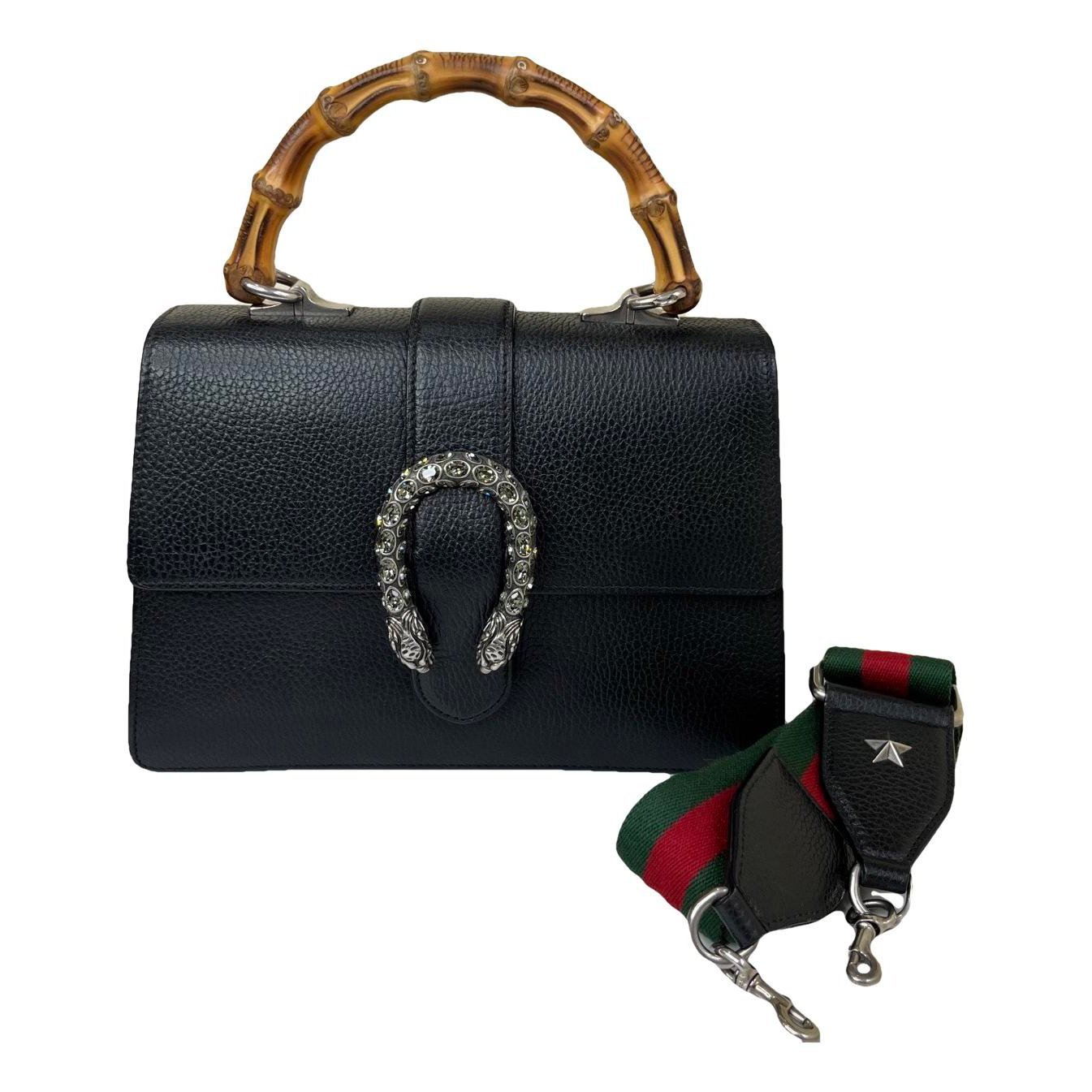 Dionysus Bamboo leather handbag