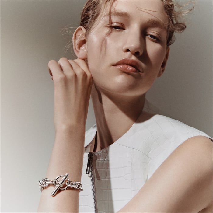Sans Coloris Chaine d'Ancre Bracelet, Large Model