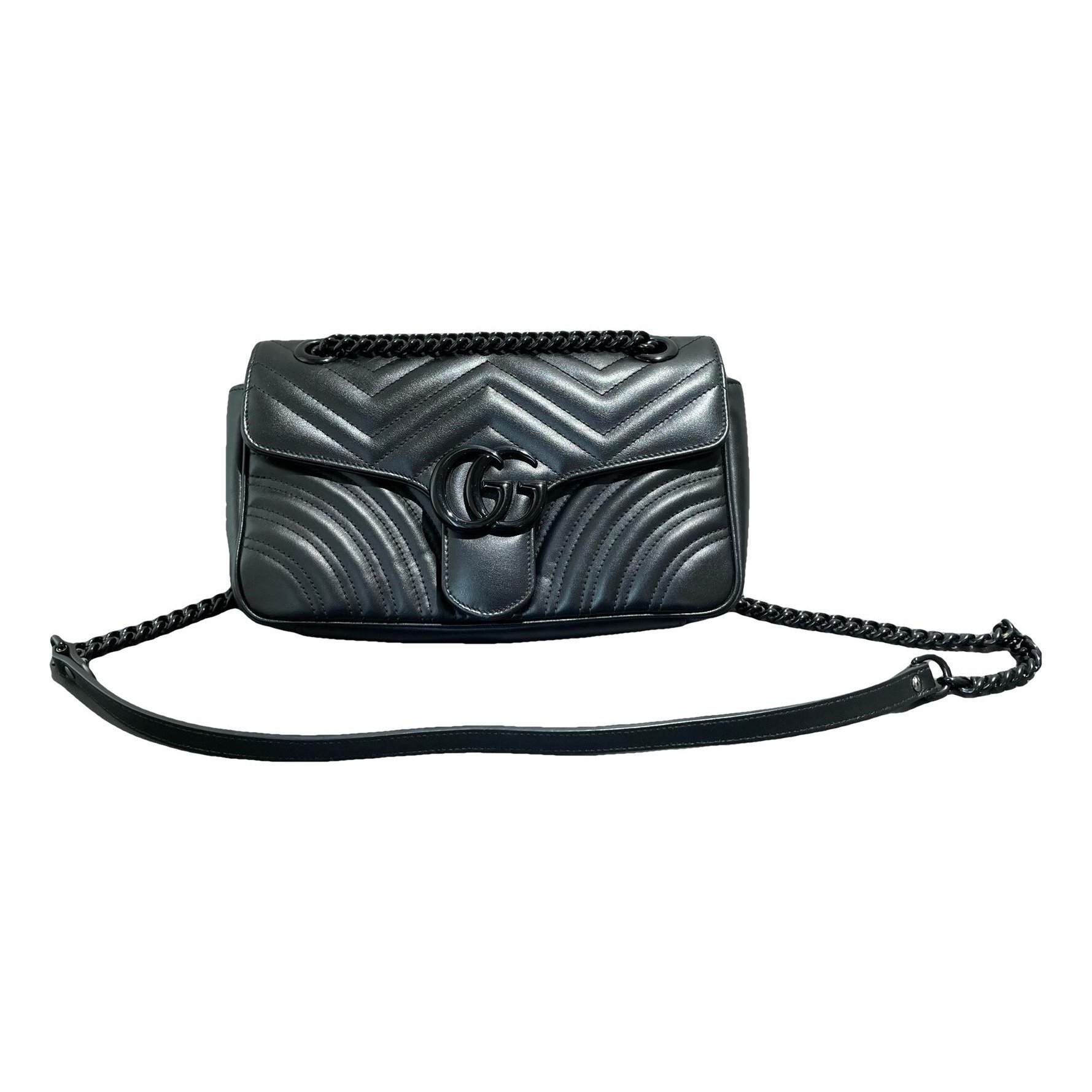 GG Marmont Flap leather handbag