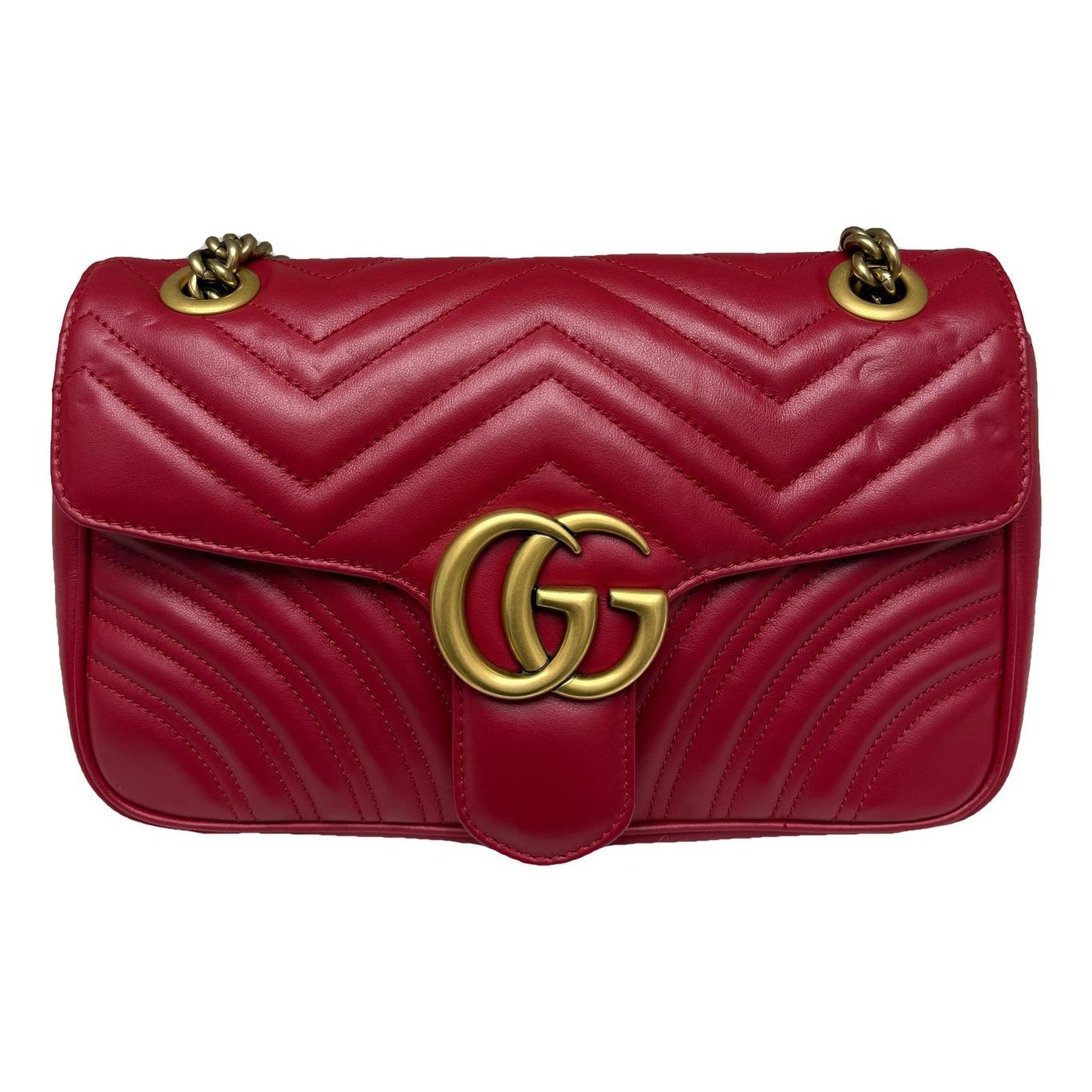 GG Marmont Flap leather handbag