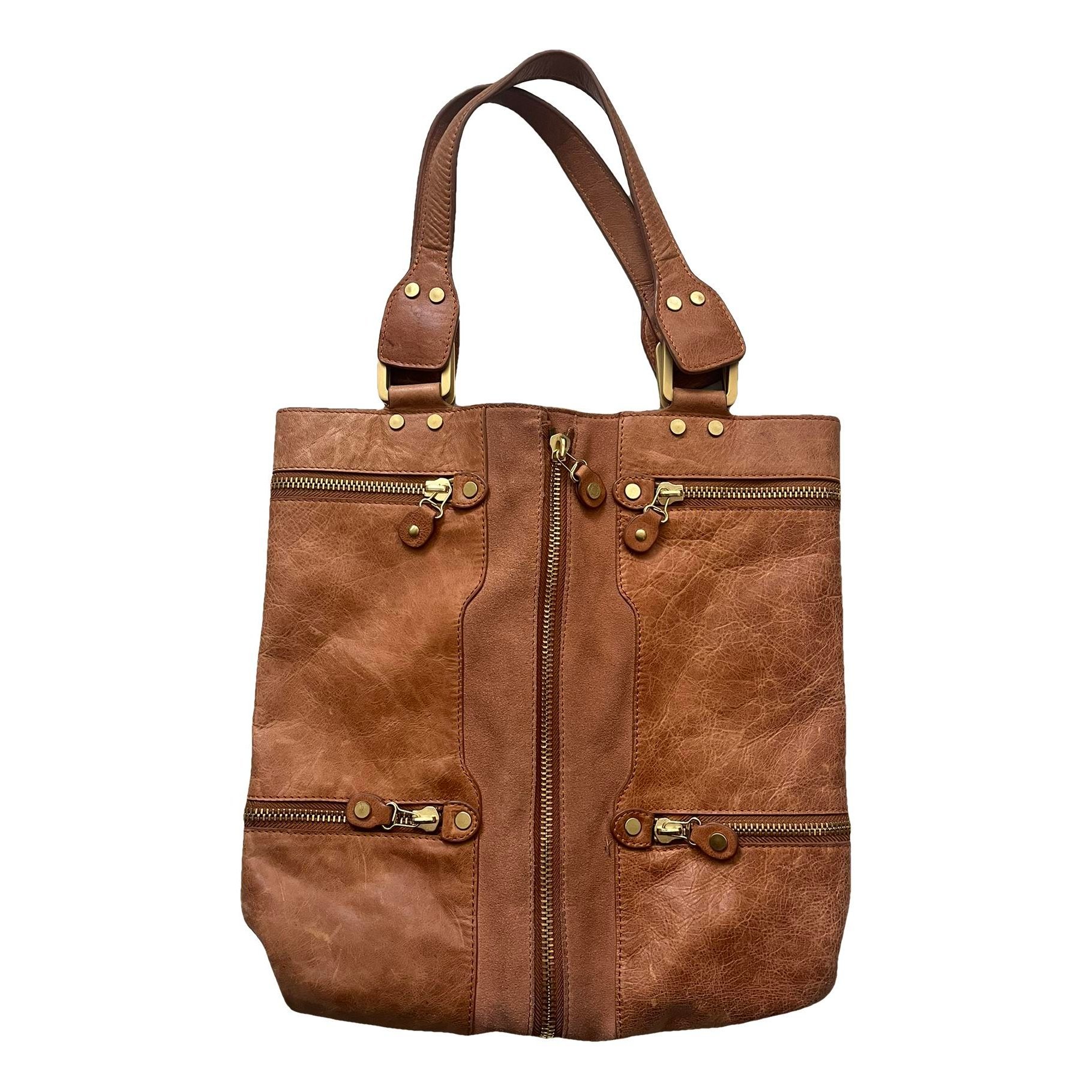 Leather handbag