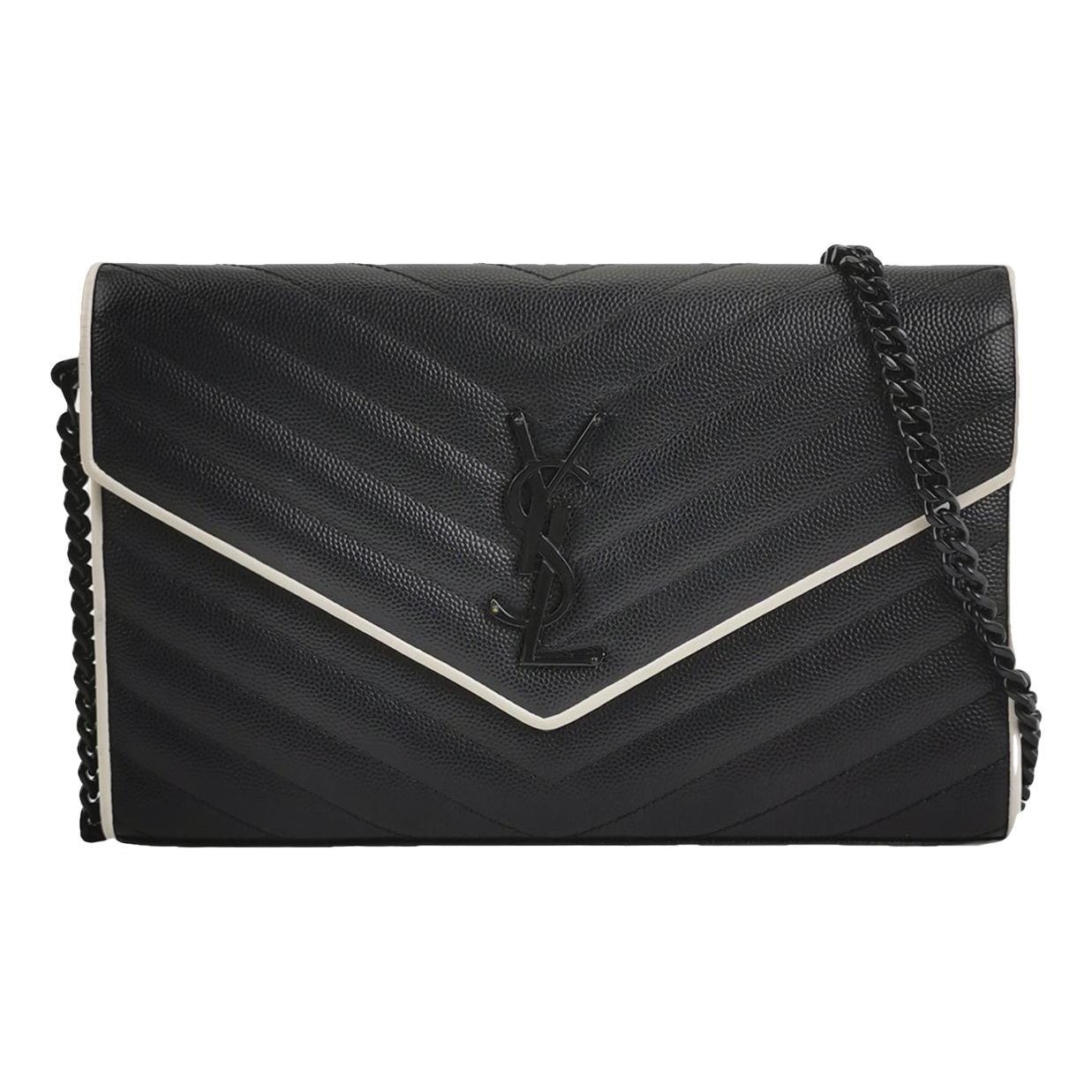 Envelope leather crossbody bag