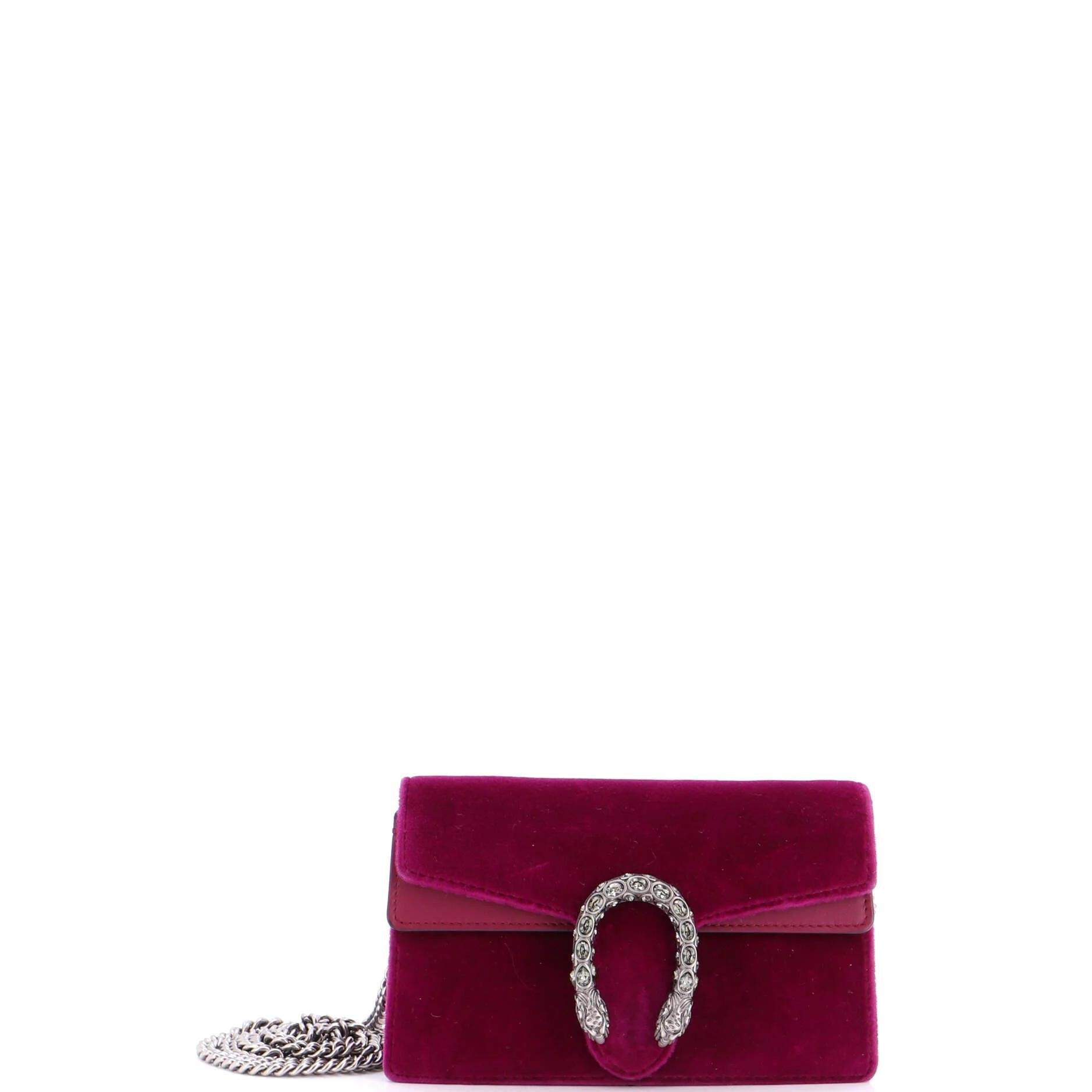 Velvet crossbody bag