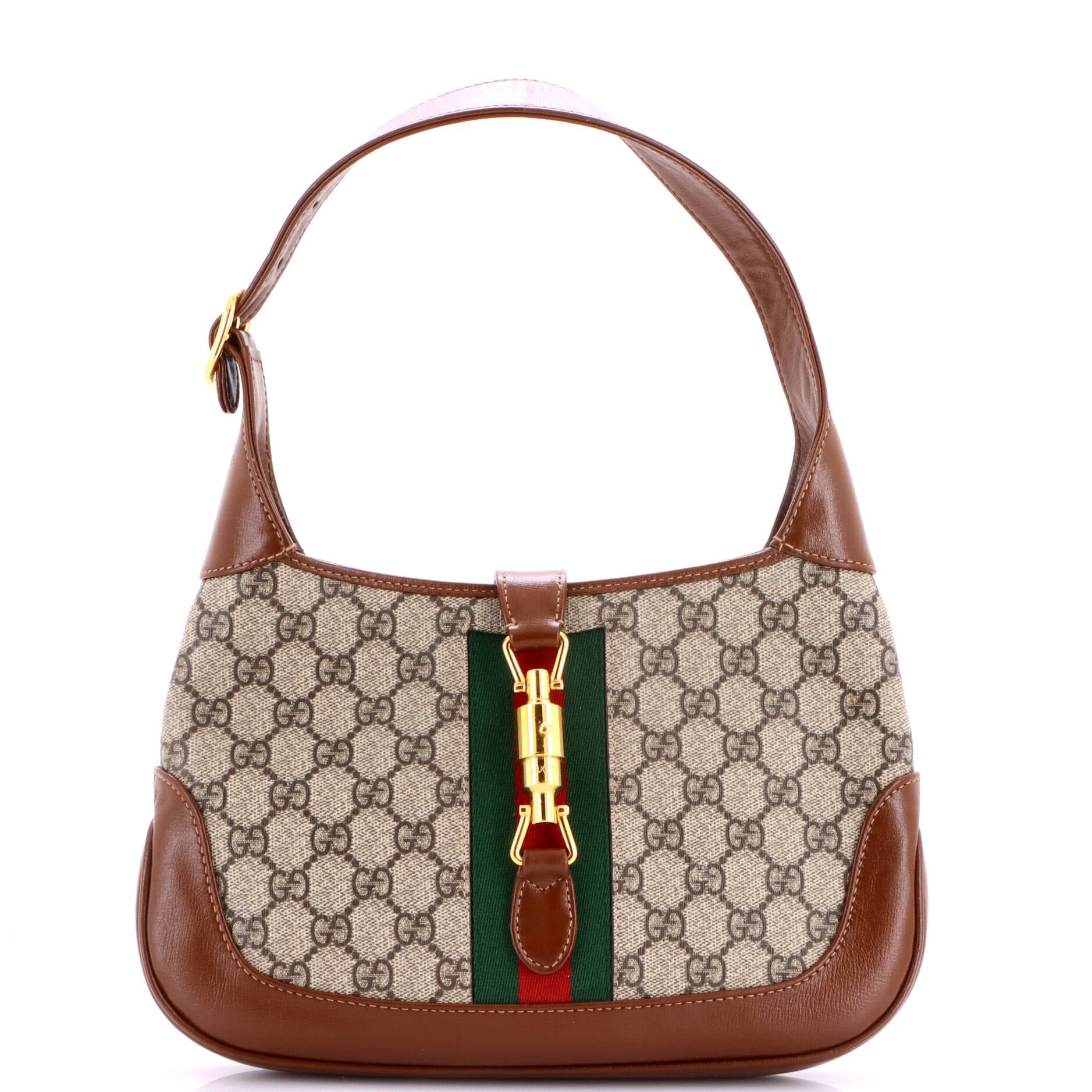 Jackie 1961 Hobo GG Coated Canvas Small