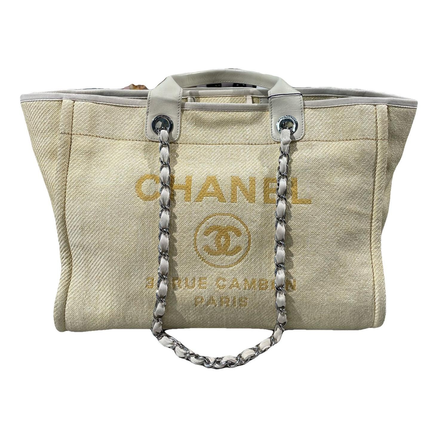 Deauville Chain leather handbag