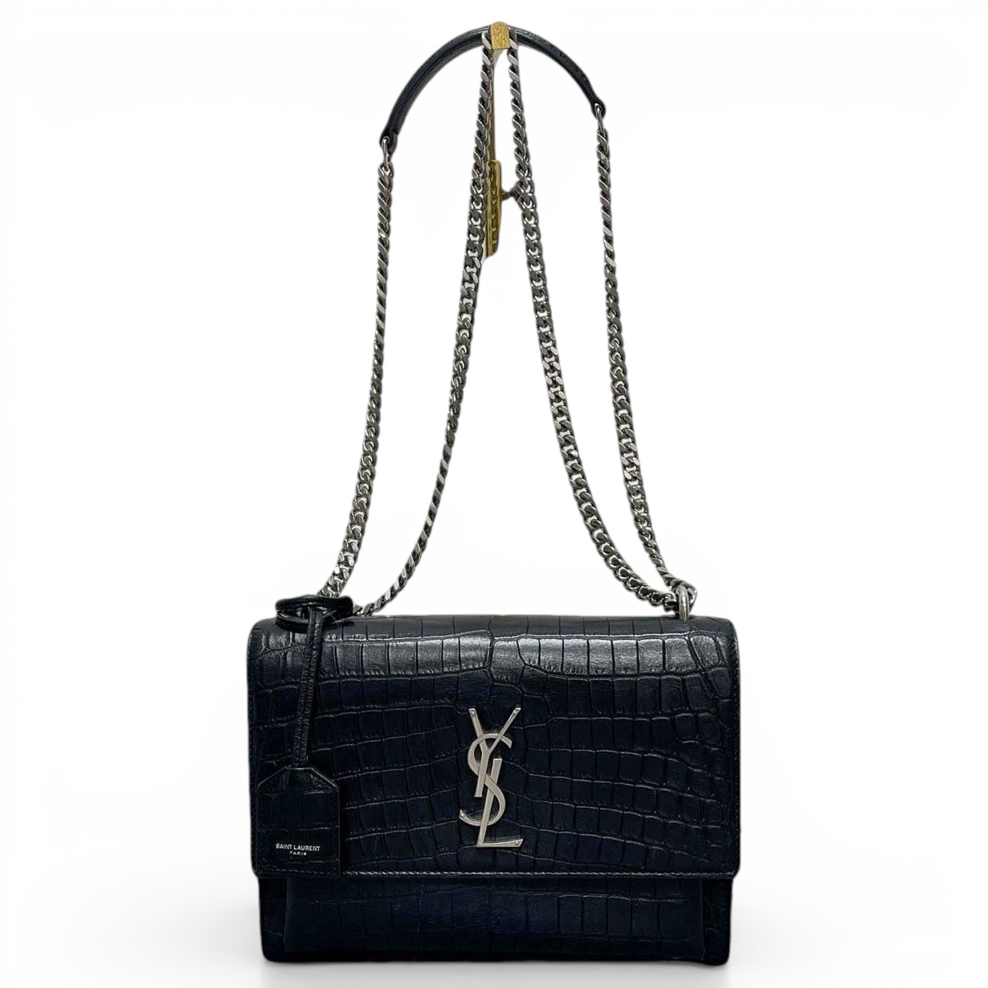 Sunset leather handbag