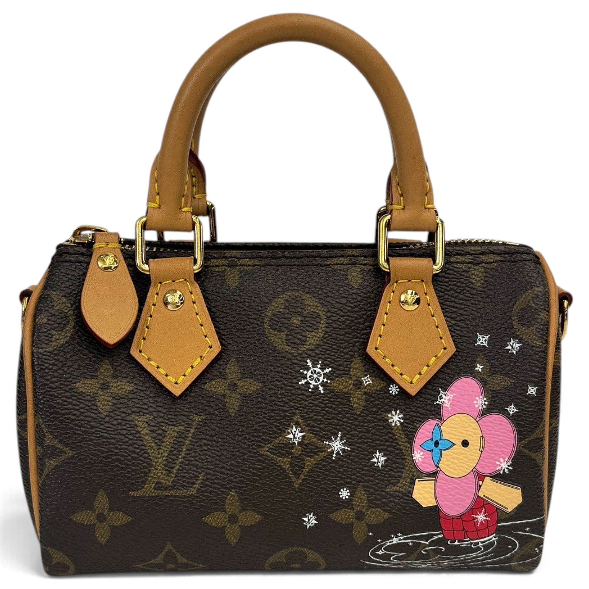 Speedy leather handbag