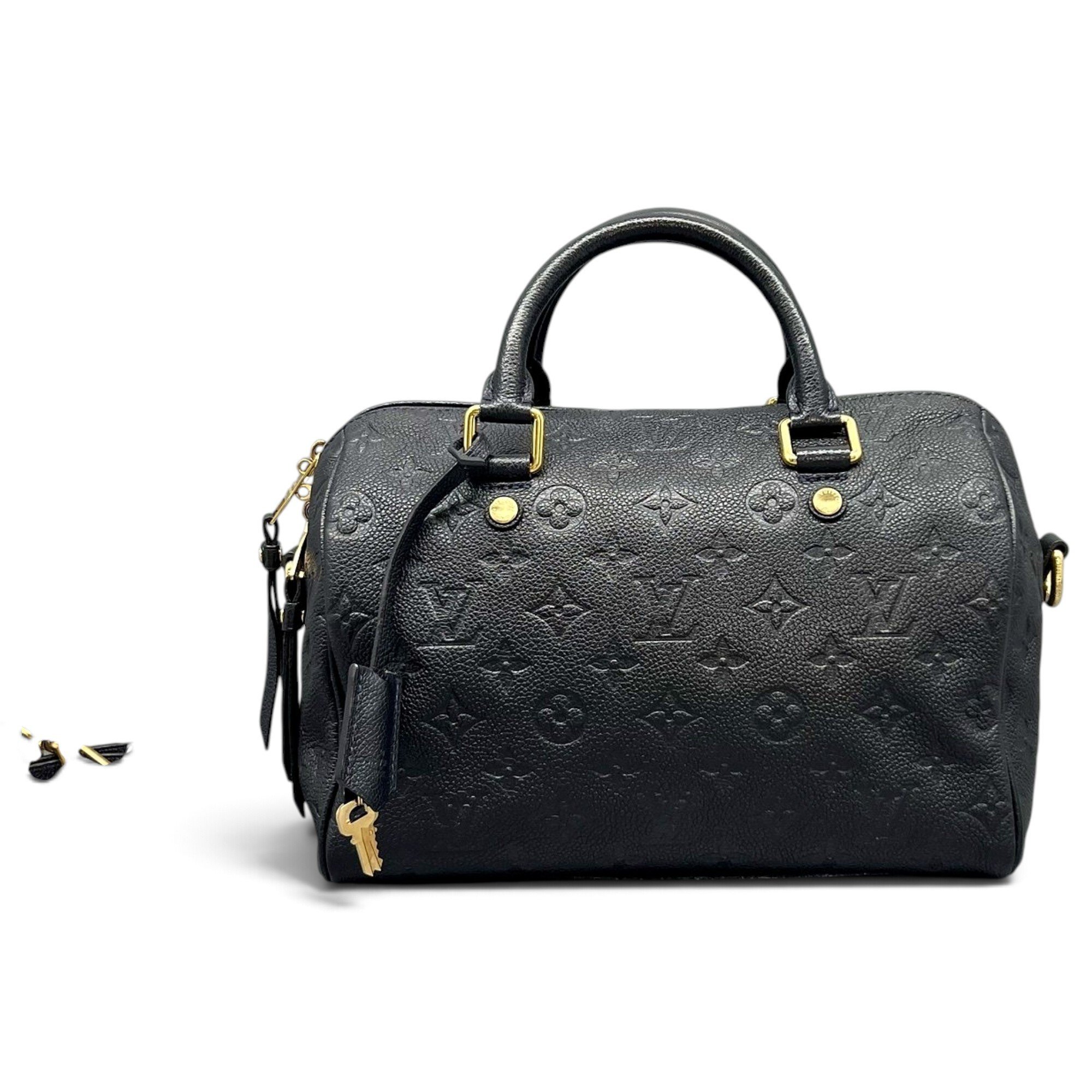 Speedy leather handbag