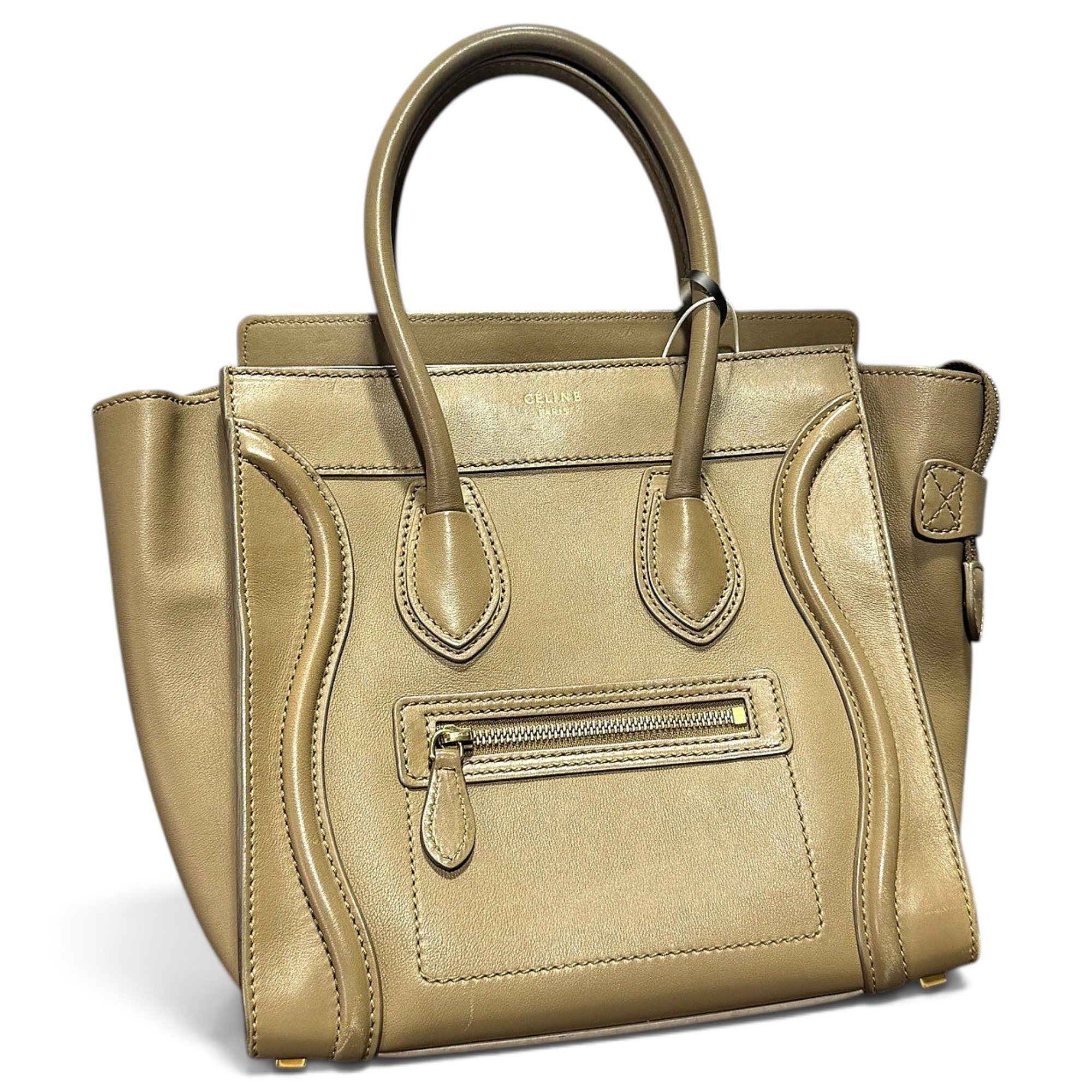 Luggage leather handbag