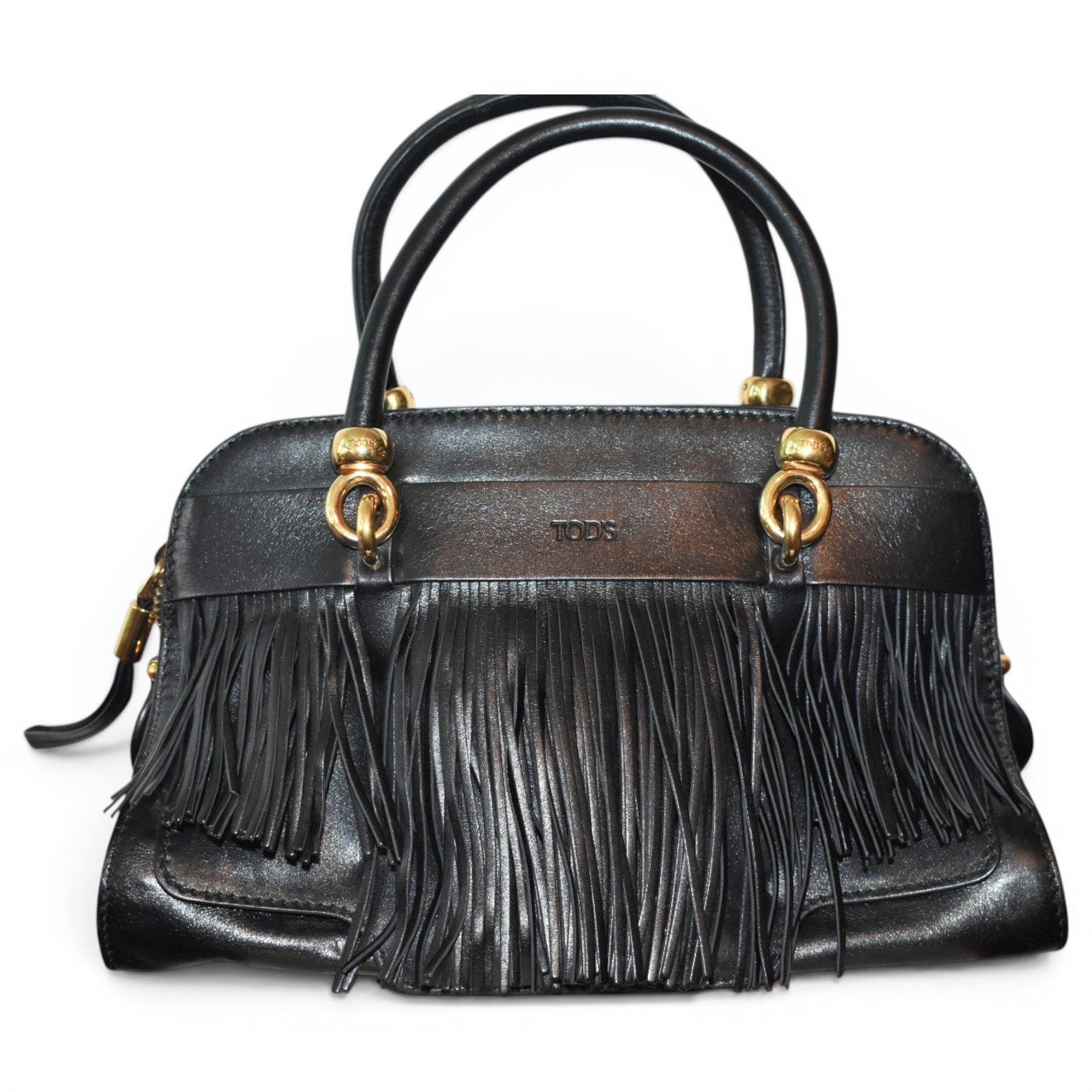 Leather handbag