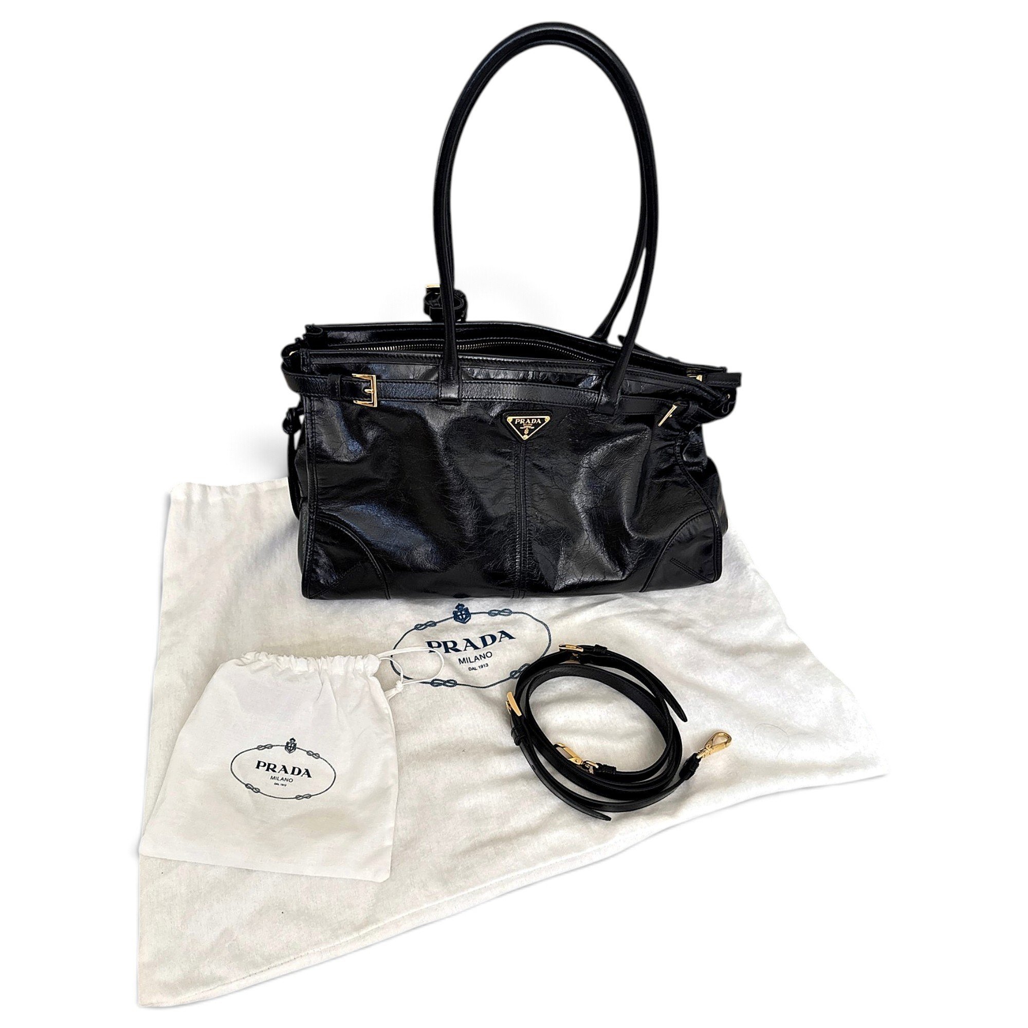 Leather handbag