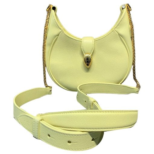 Serpenti leather handbag