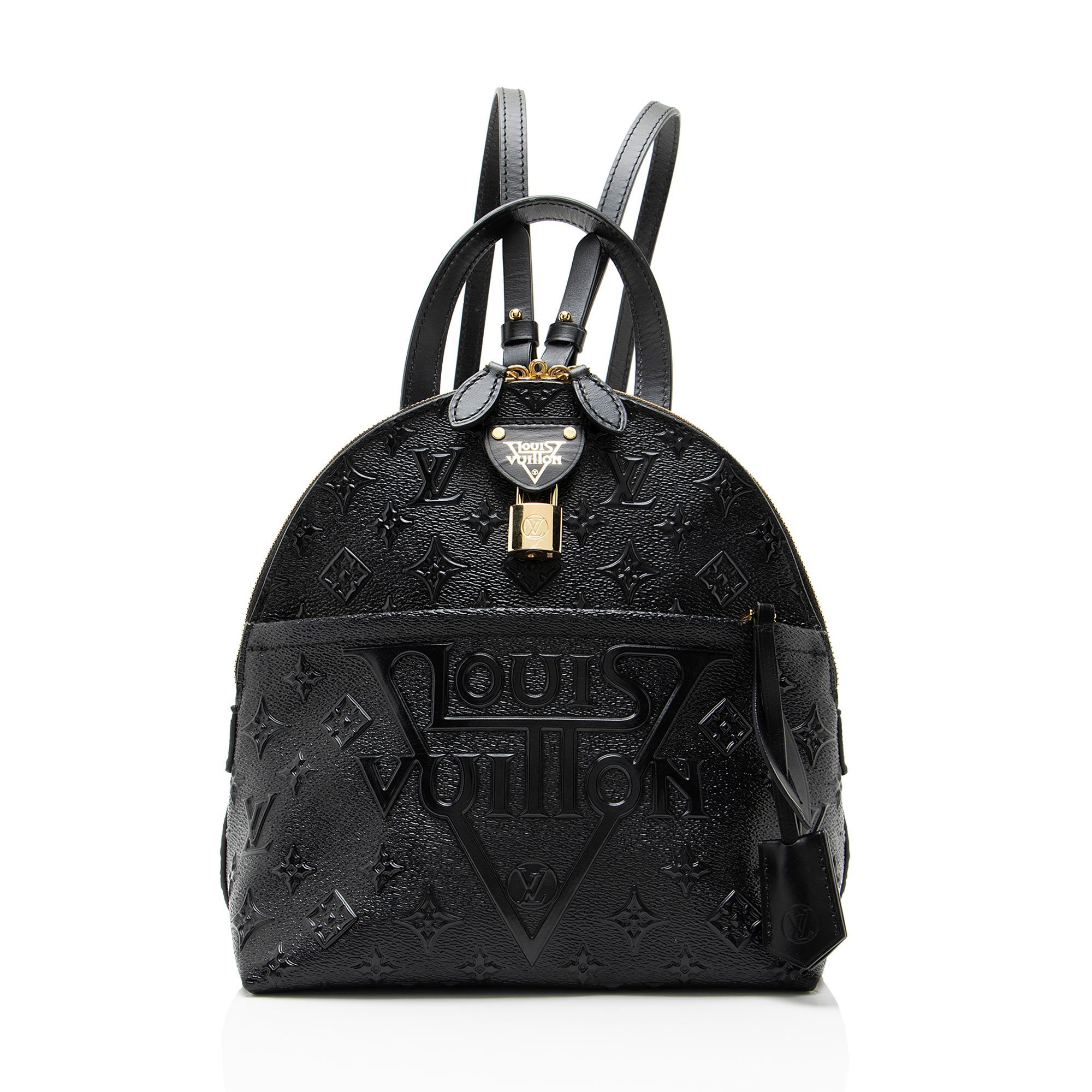 Leather backpack