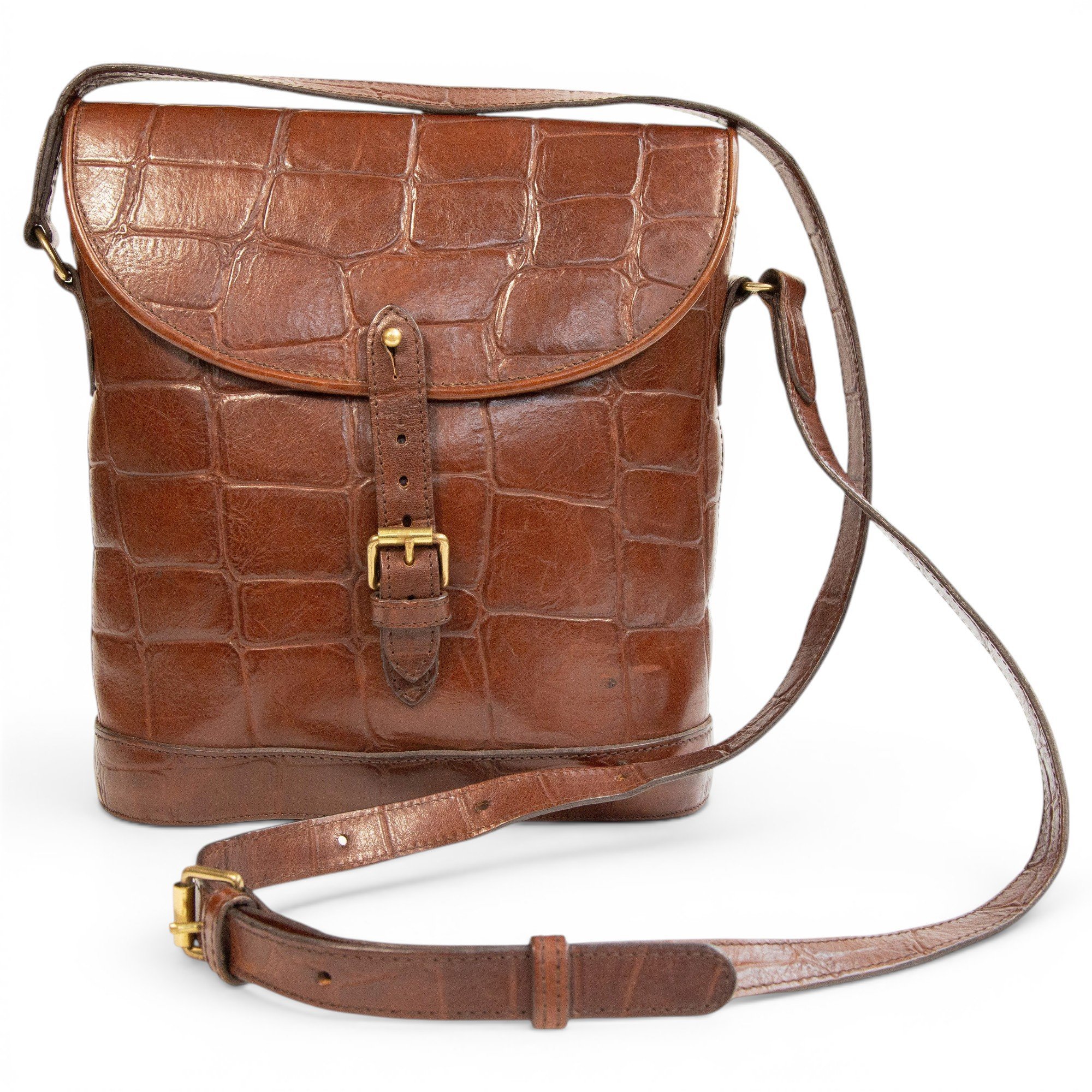Leather crossbody bag