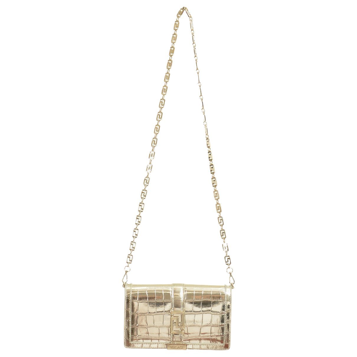 Greca Goddess leather handbag