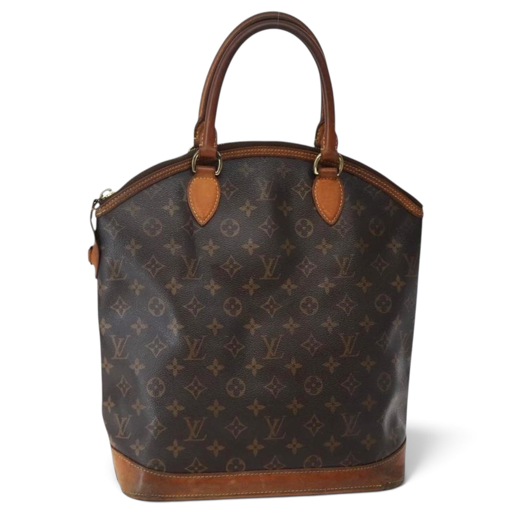 Lockit Vertical leather handbag
