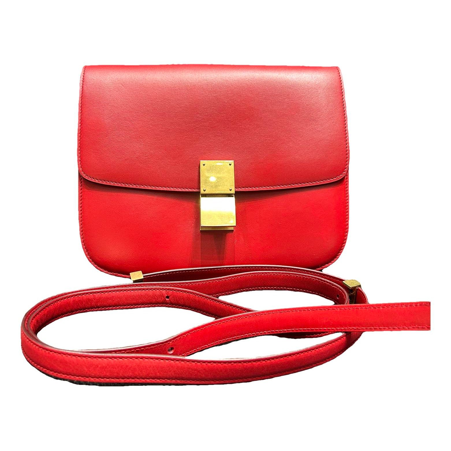 Classic leather crossbody bag