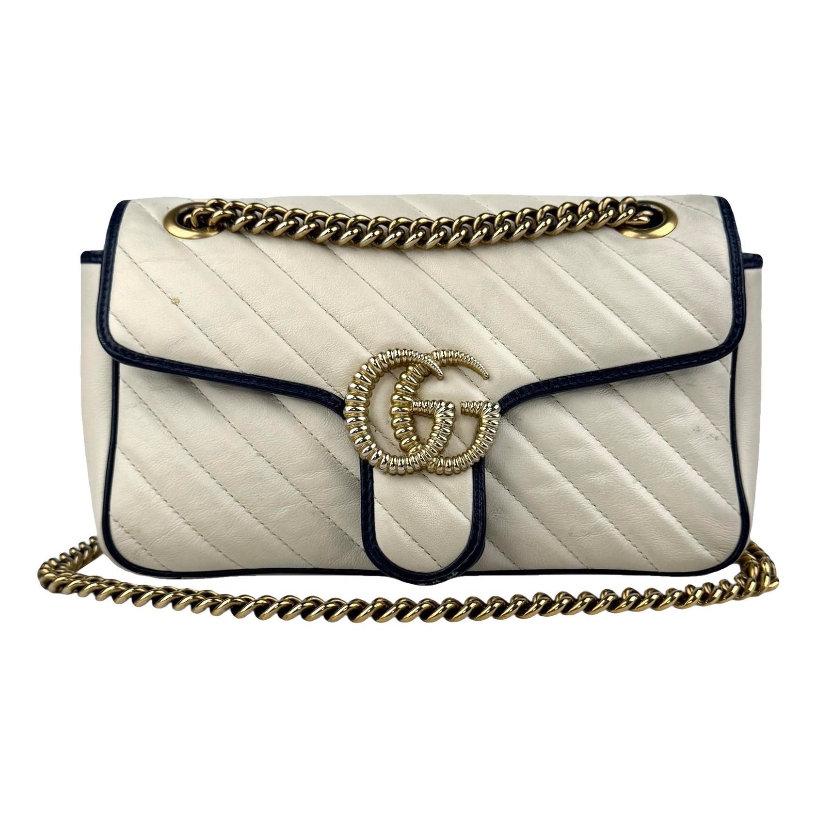 GG Marmont Flap leather crossbody bag