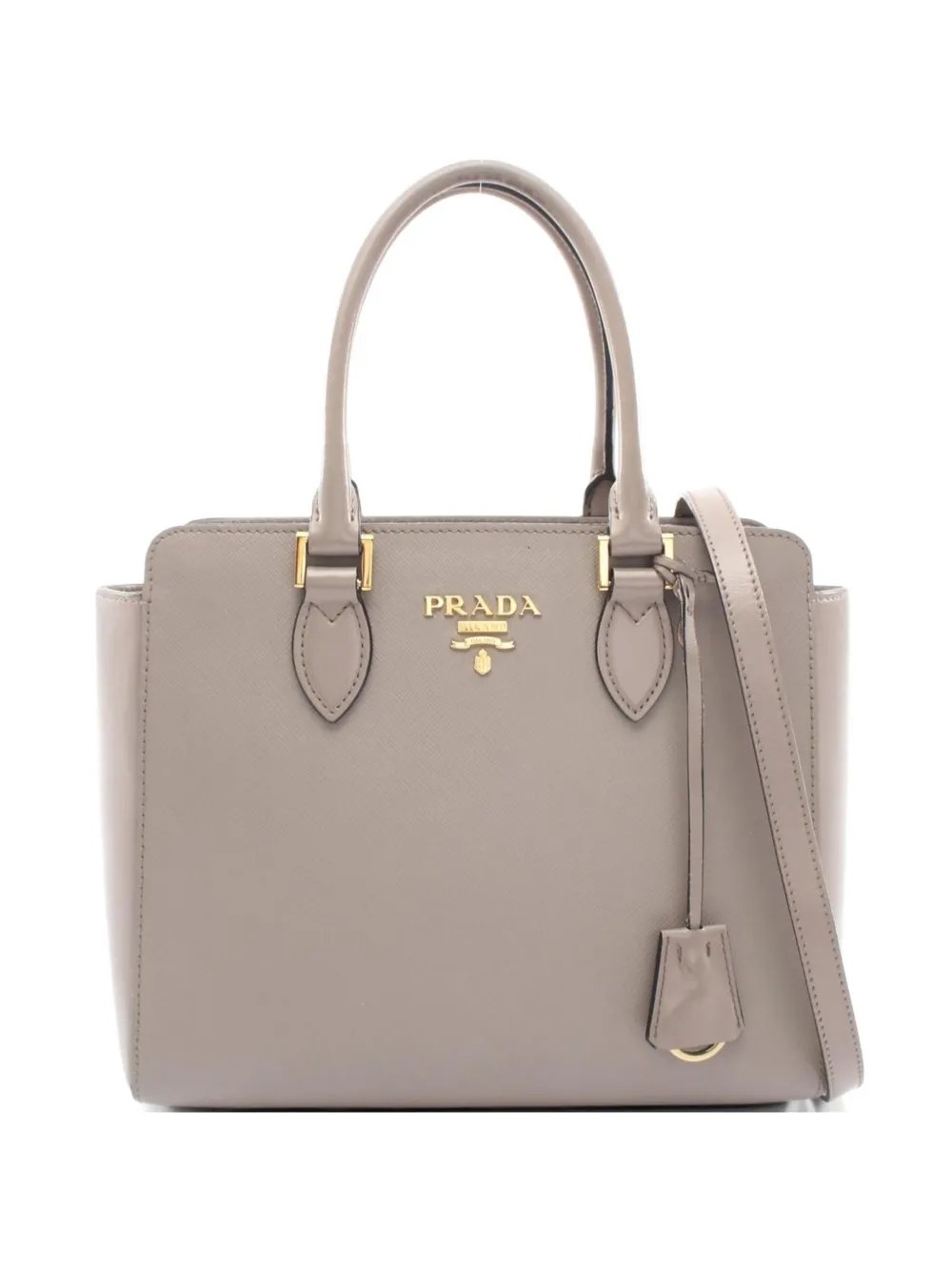2000s Saffiano leather 2Way tote bag