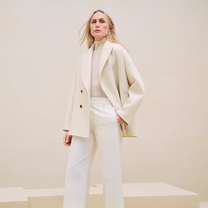 Blanc Naturel Pea Coat