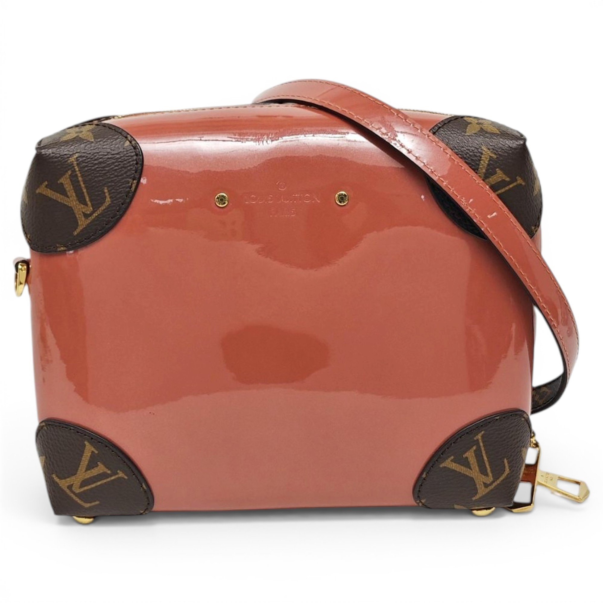Patent leather handbag