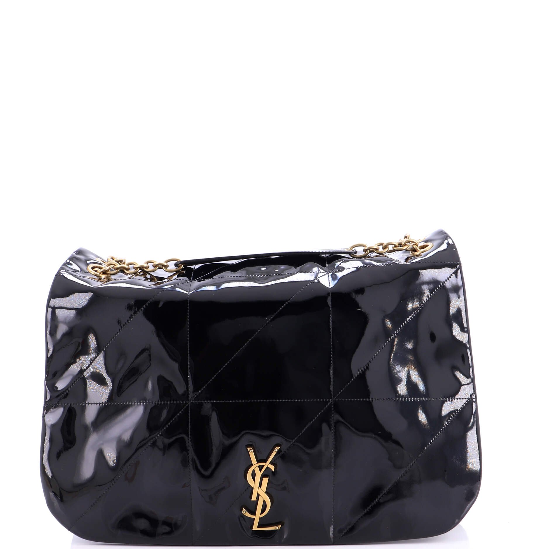 Saint Laurent Jamie 4.3 Shoulder Bag Quilted Patent Large