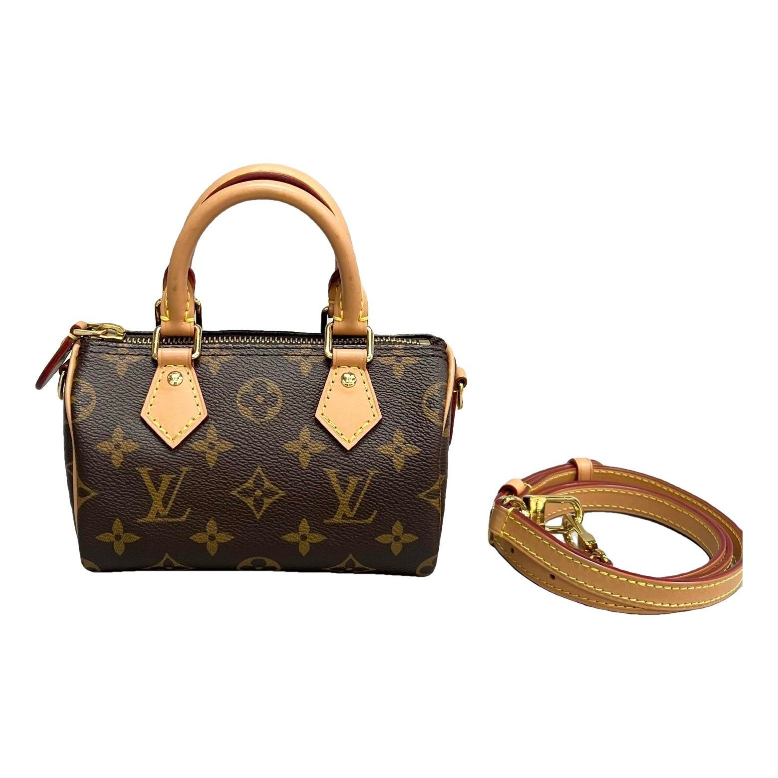 Nano Speedy / Mini HL leather handbag