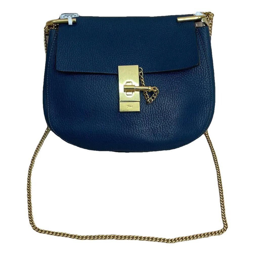 Drew leather handbag