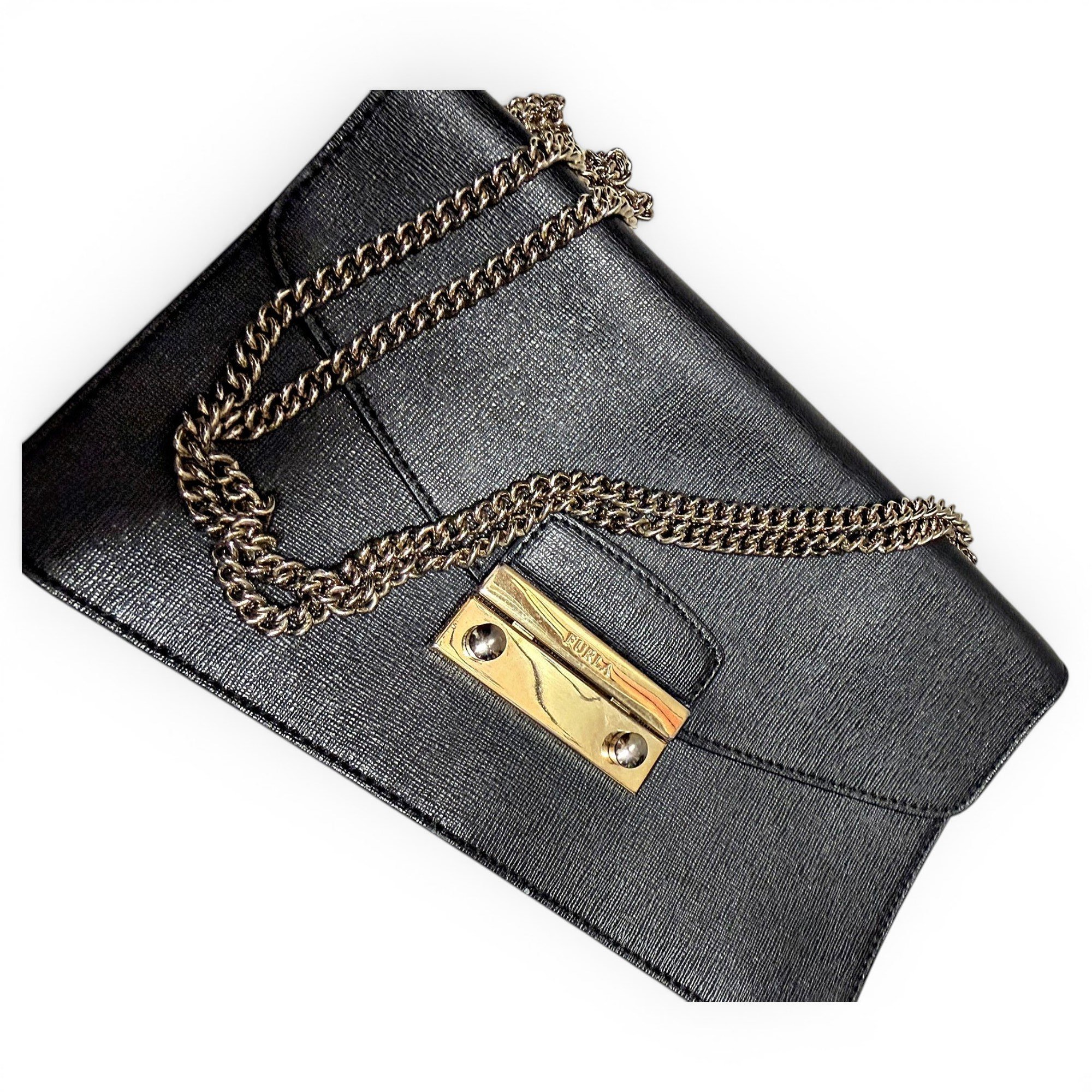 Metropolis leather crossbody bag