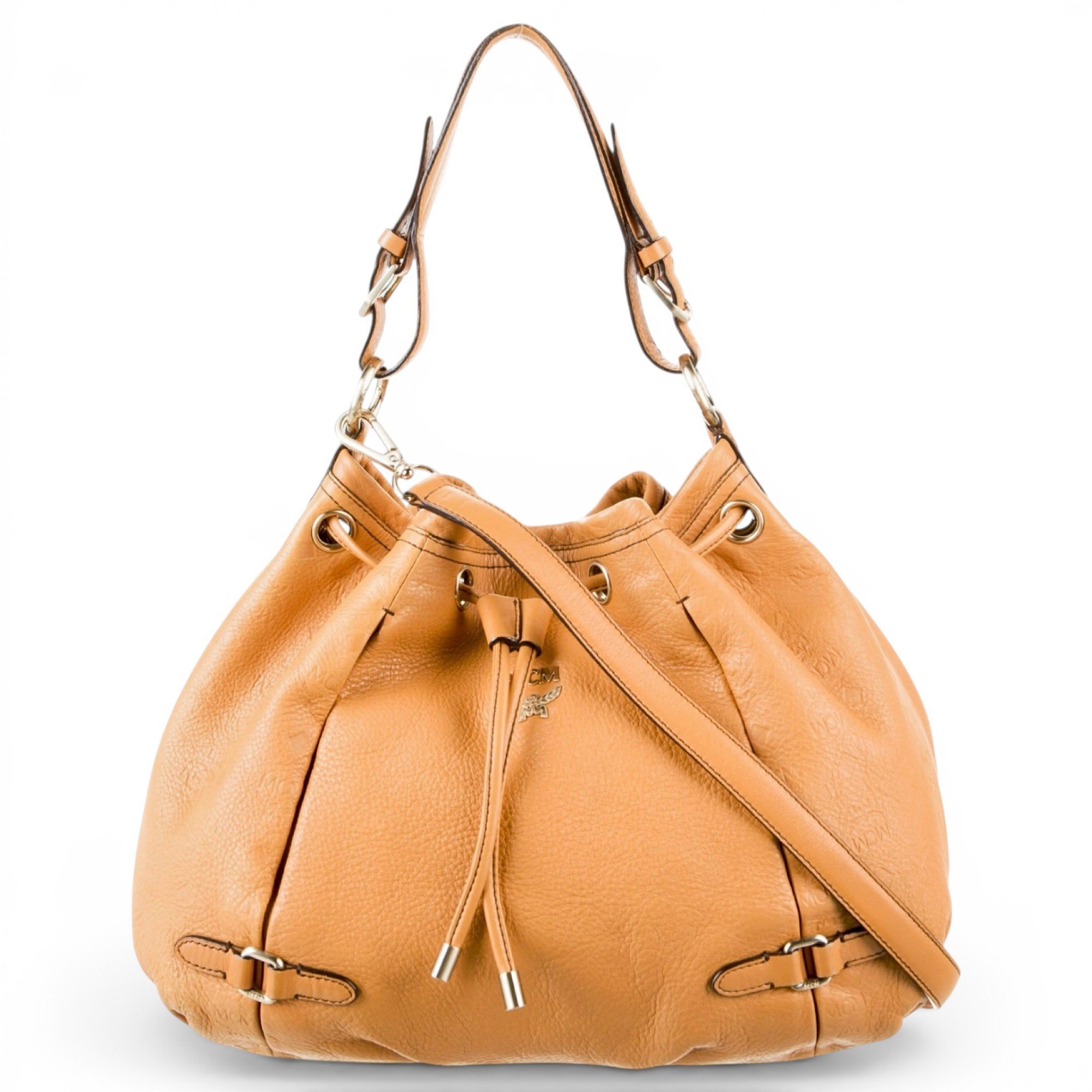 MCM Heritage Drawstring leather crossbody bag
